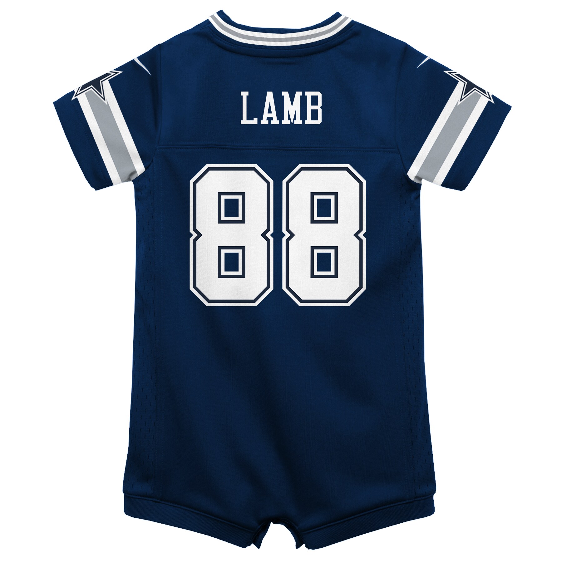 CeeDee Lamb Dallas Cowboys Nike Infant Game Jersey Romper – Navy Clowdercats