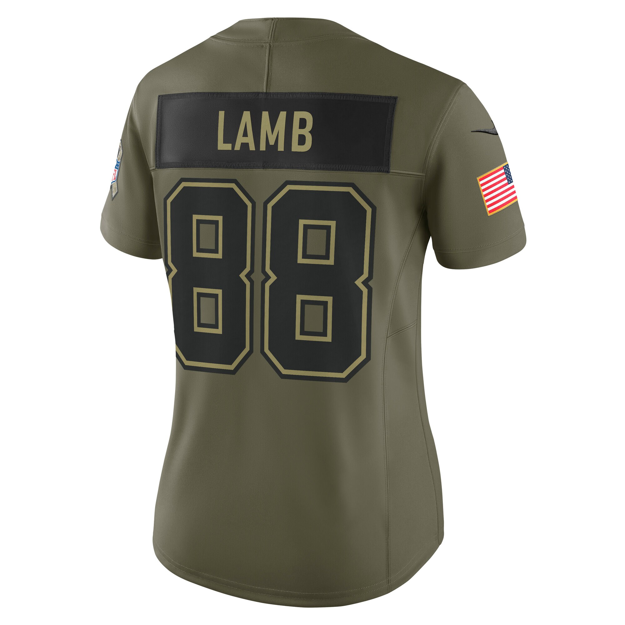 CeeDee Lamb Dallas Cowboys Nike Women’s 2025 Salute to Service Limited Jersey – Olive Clowdercats