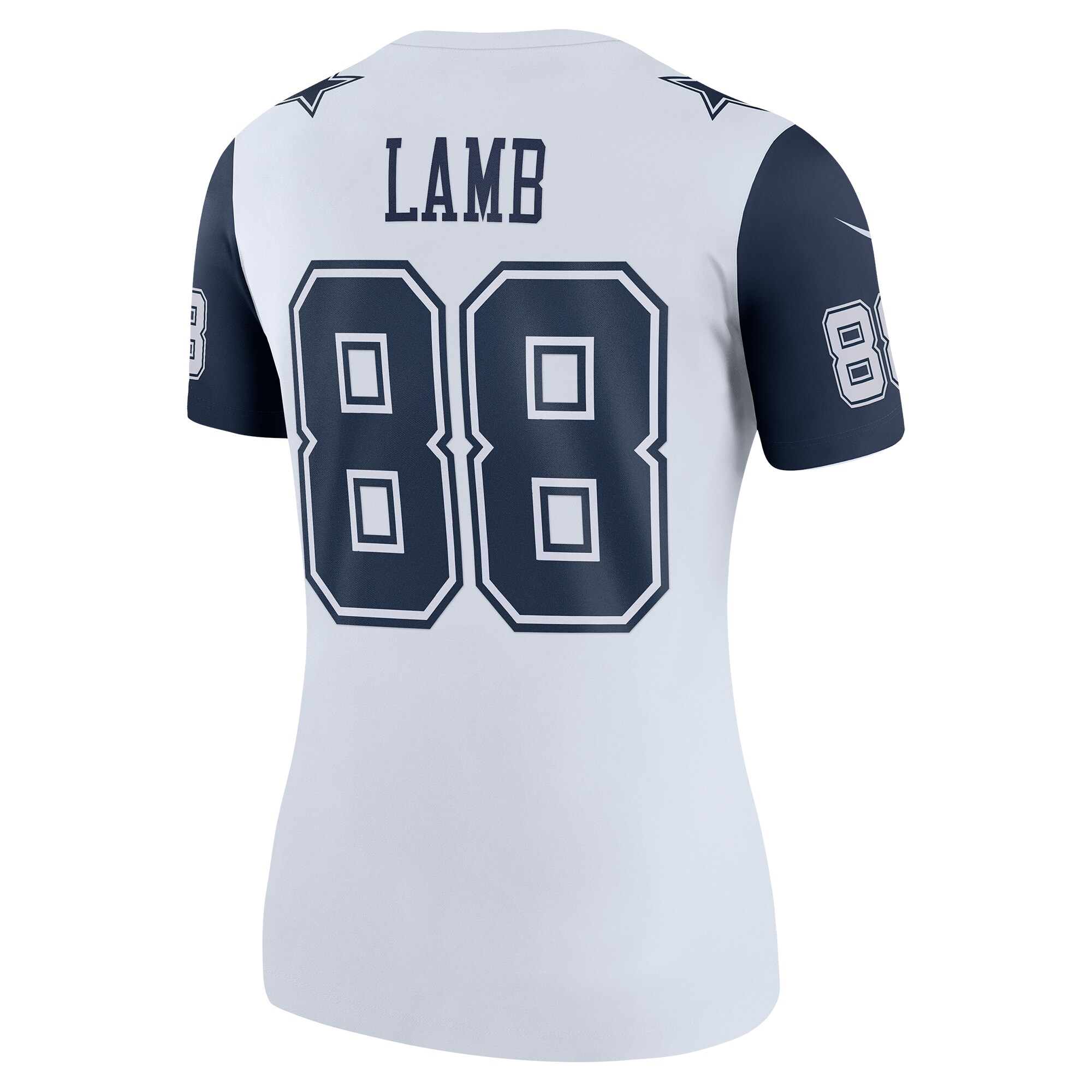 CeeDee Lamb Dallas Cowboys Nike Women’s Legend Player Performance Top – White Clowdercats