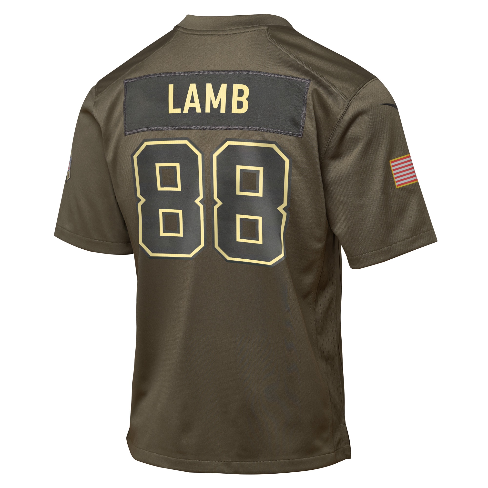 CeeDee Lamb Dallas Cowboys Nike Youth 2025 Salute to Service Game Jersey – Olive Clowdercats