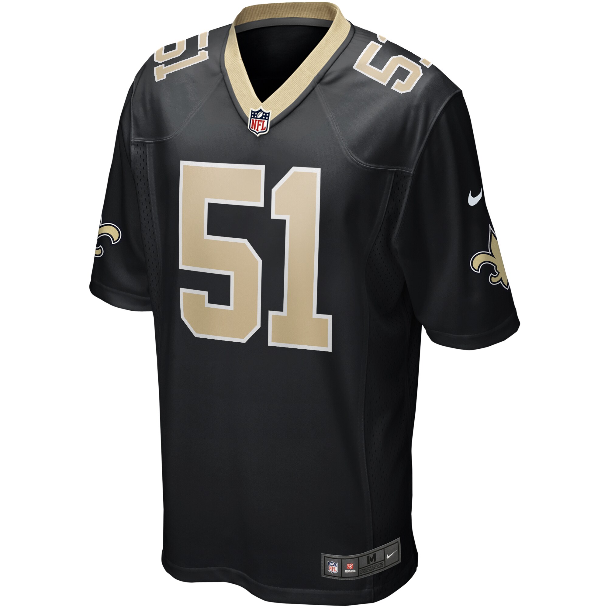 Cesar Ruiz New Orleans Saints Nike Game Jersey – Black Clowdercats