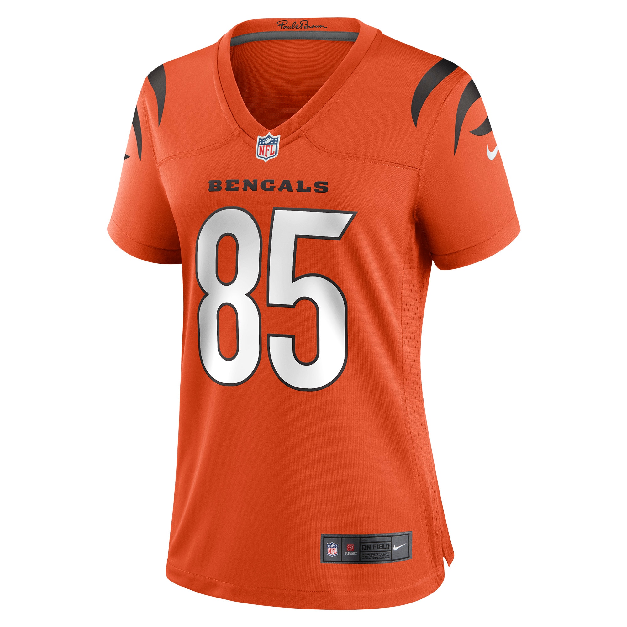 Chad Johnson Cincinnati Bengals Nike Women’s Retired Game Jersey – Orange Clowdercats