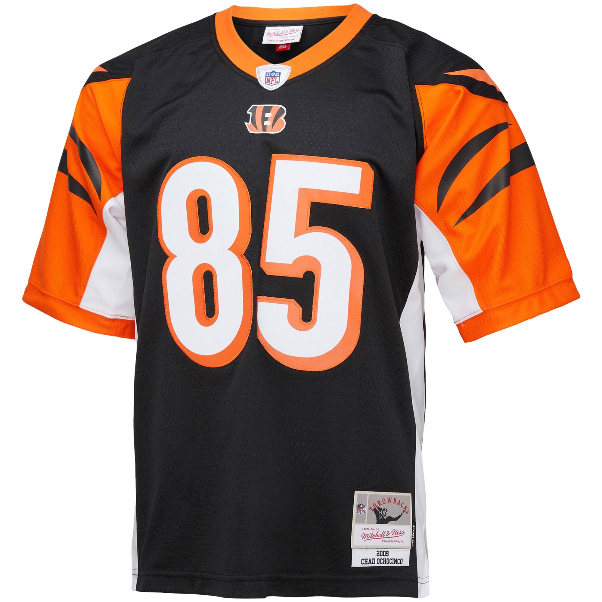 Chad Ochocinco Cincinnati Bengals Mitchell & Ness Big & Tall 2009 Retired Player Replica Jersey – Black Clowdercats