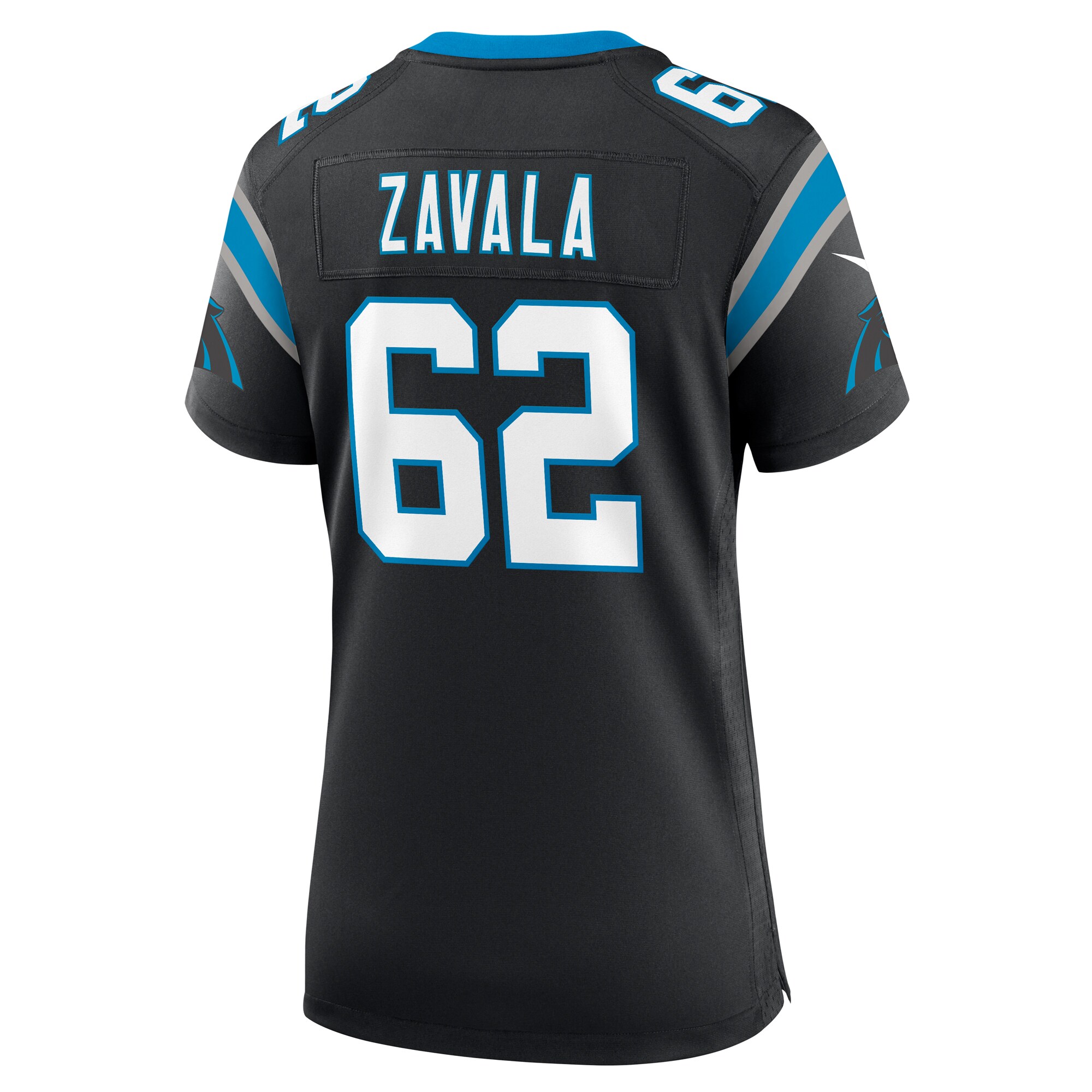 Chandler Zavala Carolina Panthers Nike Women’s Game Jersey – Black Clowdercats