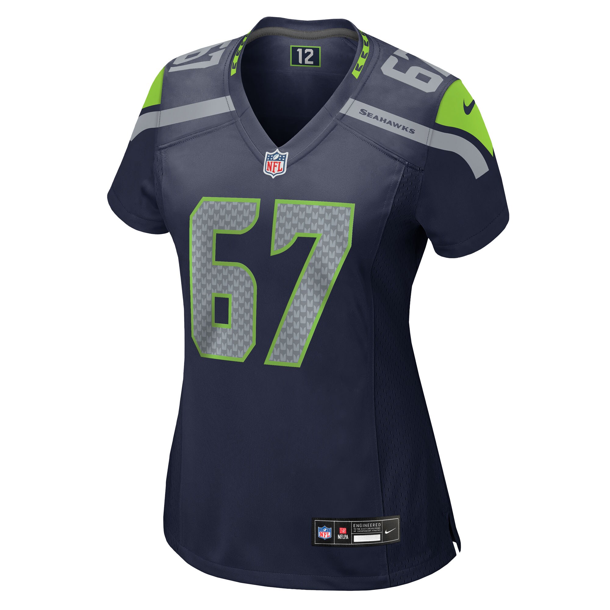 Charles Cross Seattle Seahawks Nike Women’s Team Game Jersey – College Navy Clowdercats