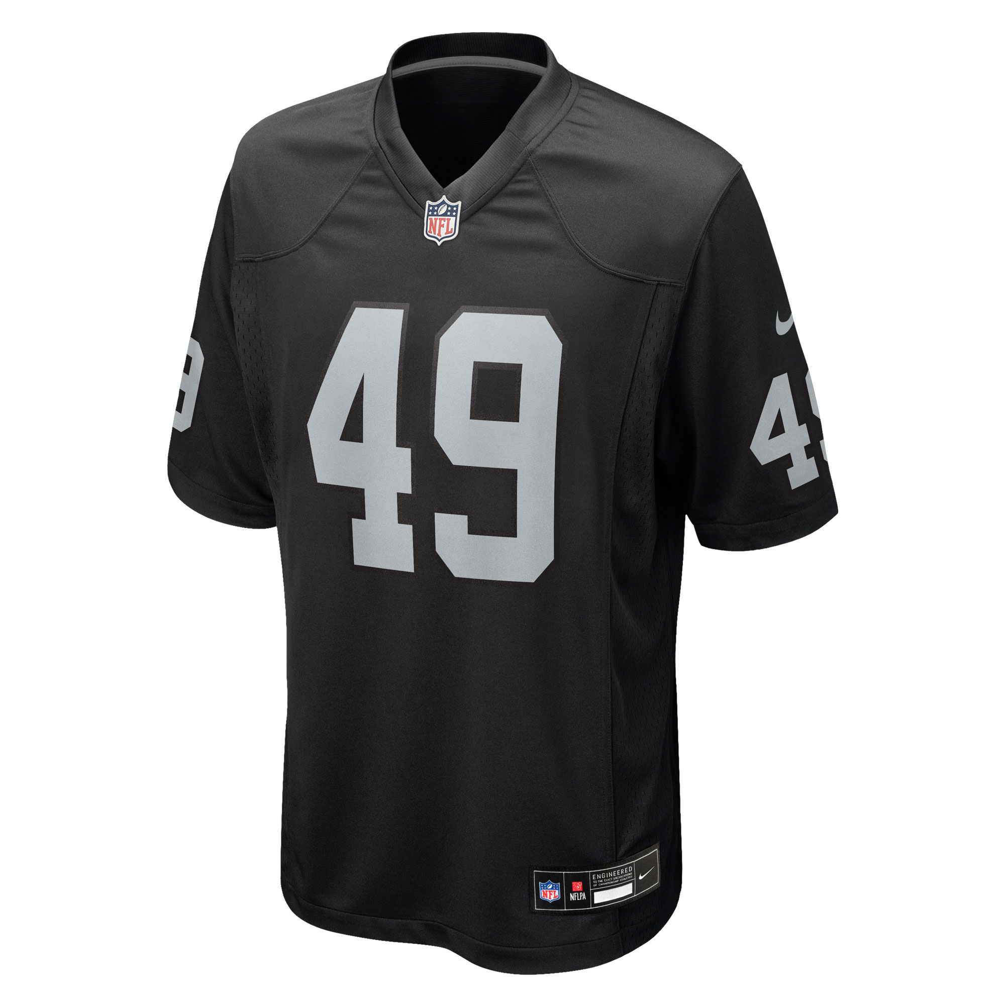 Charles Snowden Las Vegas Raiders Nike Team Game Jersey – Black Clowdercats
