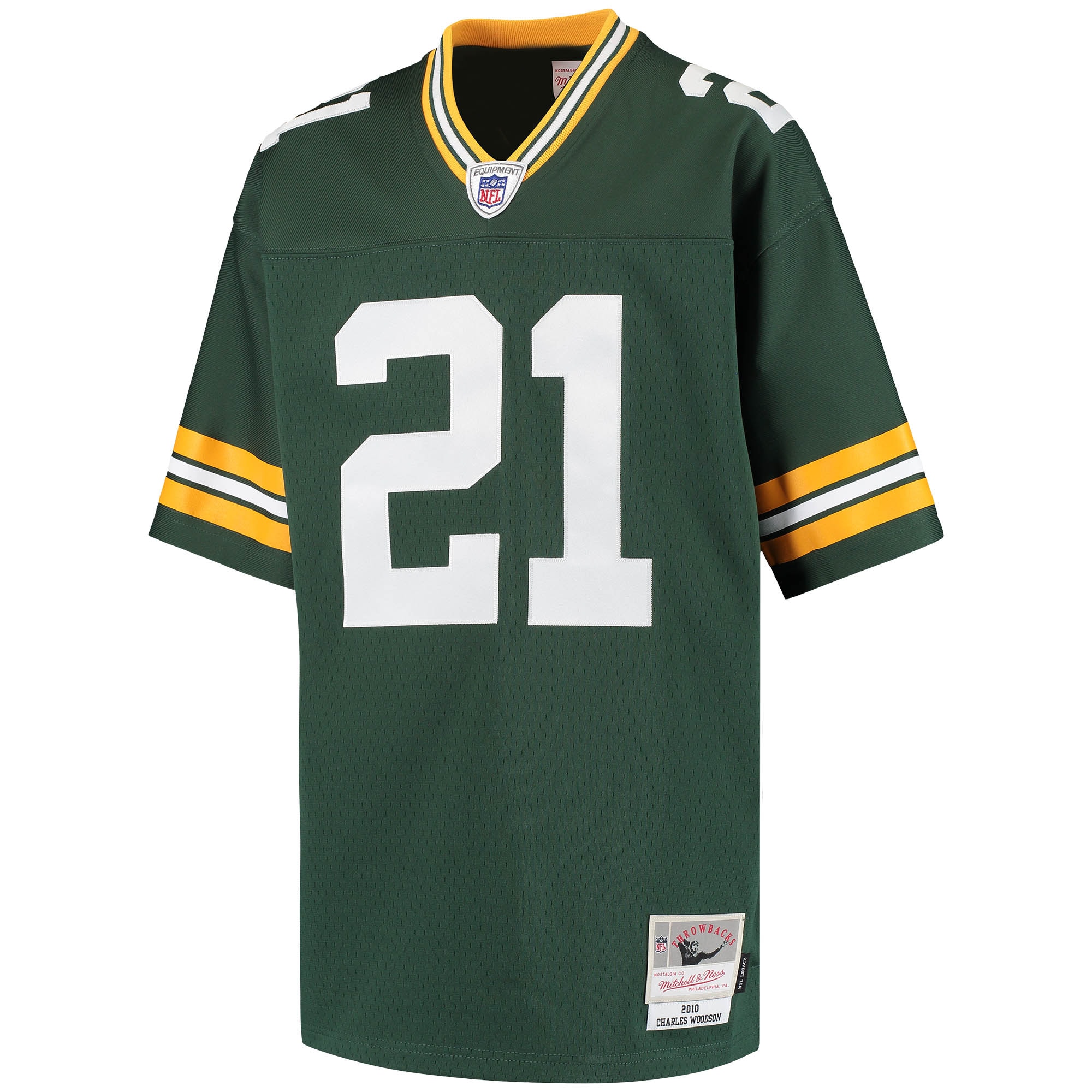 Charles Woodson Green Bay Packers Mitchell & Ness Youth Retired Player Legacy Jersey – Green Clowdercats