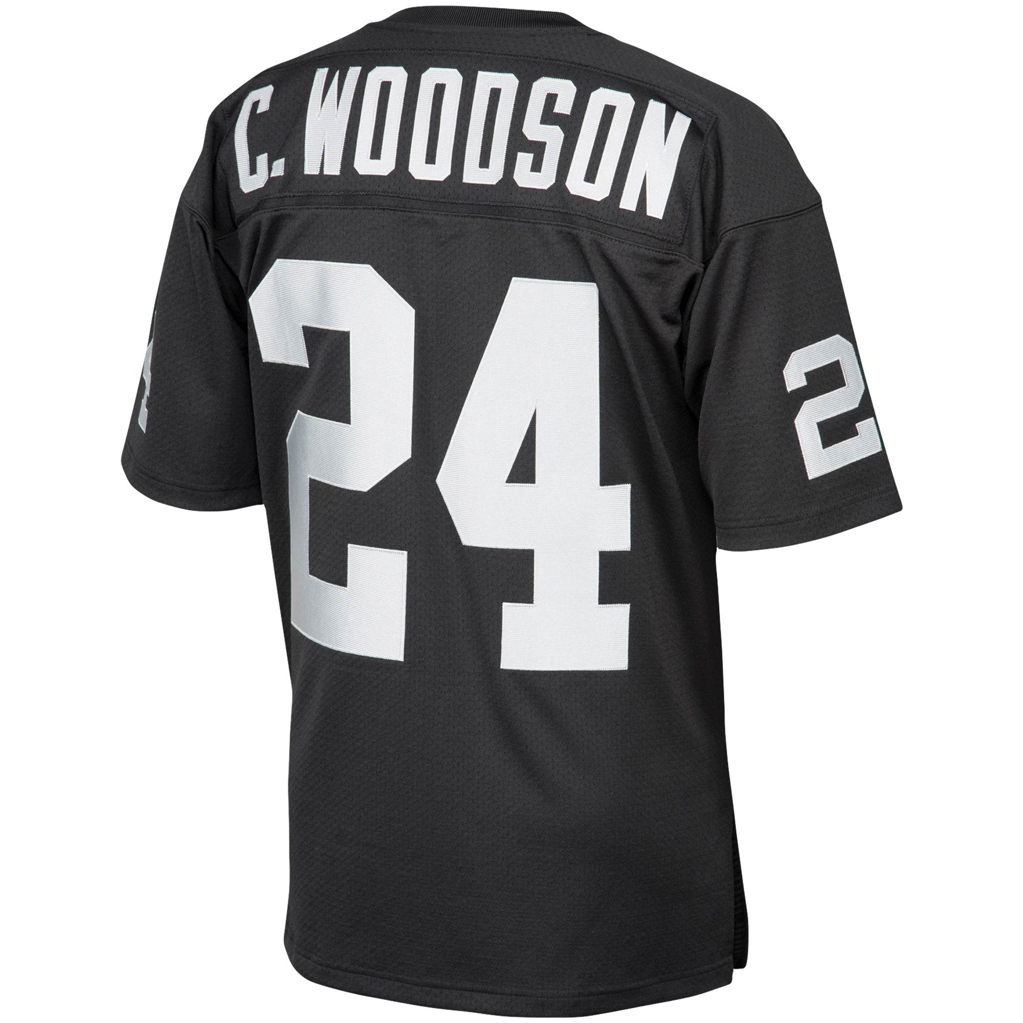 Charles Woodson Las Vegas Raiders 2002 Mitchell & Ness Authentic Throwback Retired Player Jersey – Black Clowdercats