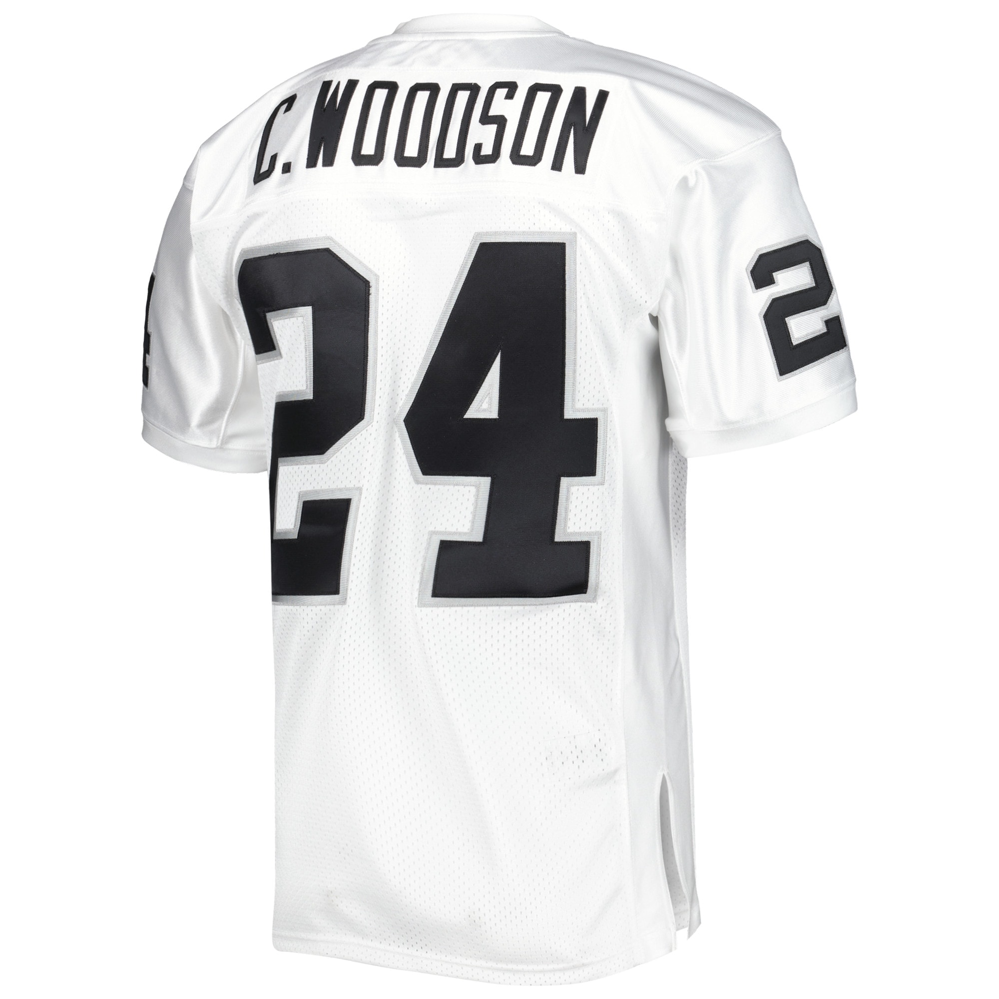 Charles Woodson Las Vegas Raiders 2002 Mitchell & Ness Authentic Throwback Retired Player Jersey – White Clowdercats