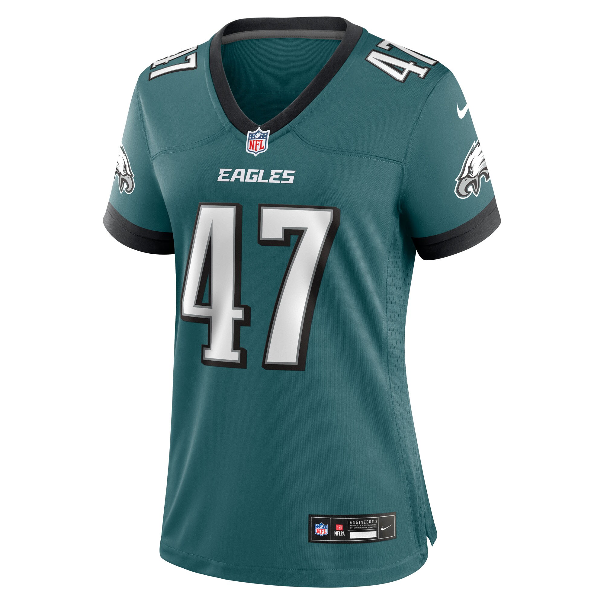 Charley Hughlett Philadelphia Eagles Nike Women’s Team Game Jersey – Midnight Green Clowdercats
