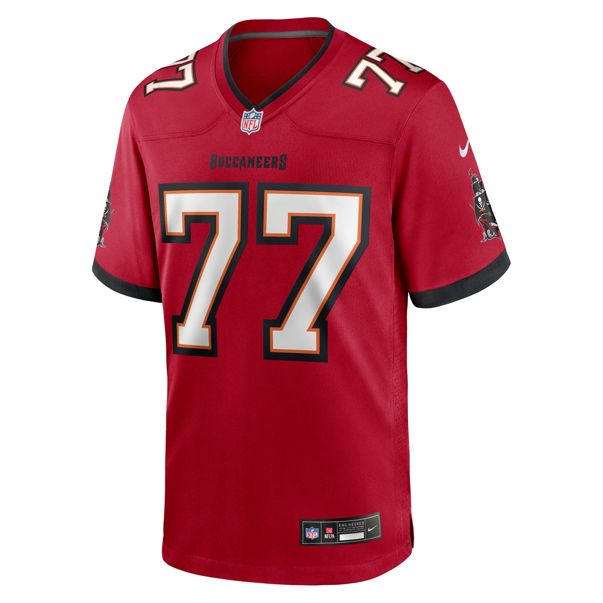 Charlie Heck Tampa Bay Buccaneers Nike Team Game Jersey – Red Clowdercats