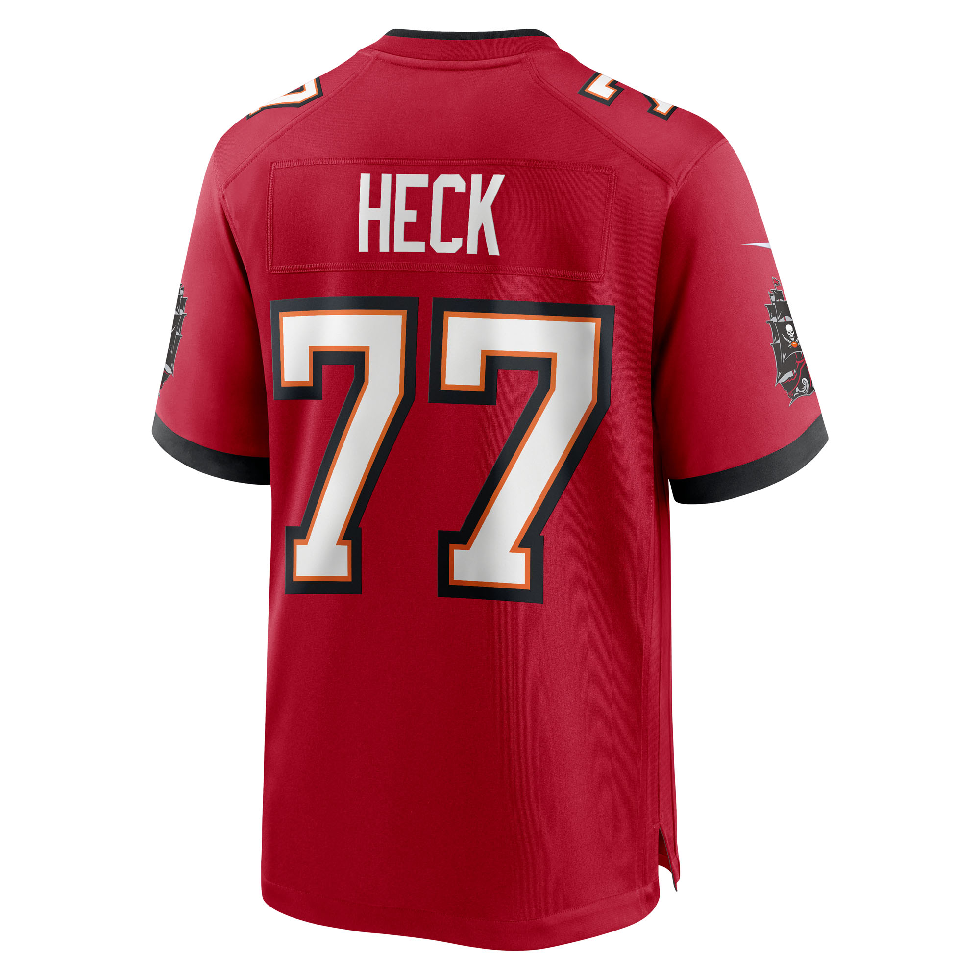 Charlie Heck Tampa Bay Buccaneers Nike Team Game Jersey – Red Clowdercats