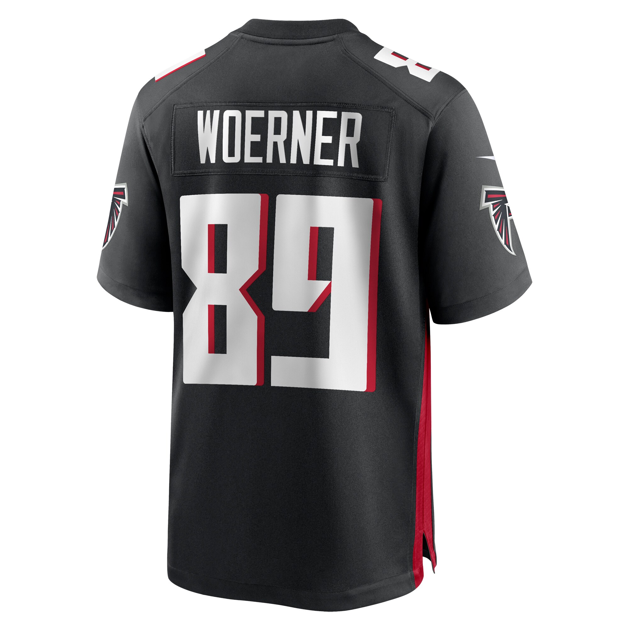 Charlie Woerner Atlanta Falcons Nike Game Jersey – Black Clowdercats