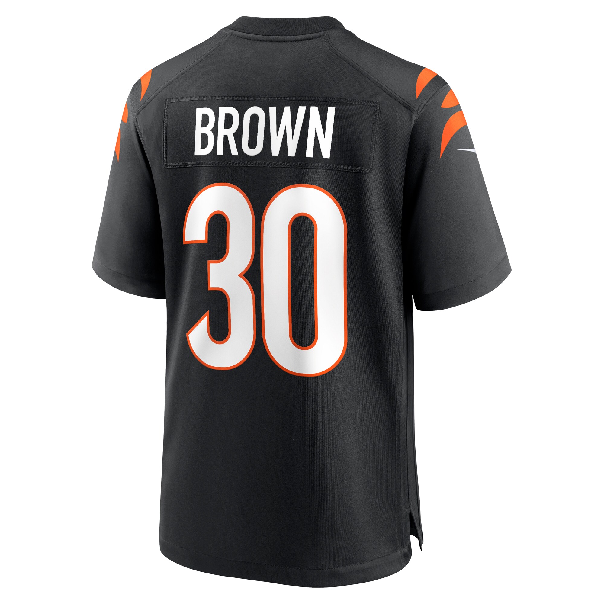 Chase Brown Cincinnati Bengals Nike Team Game Jersey – Black Clowdercats