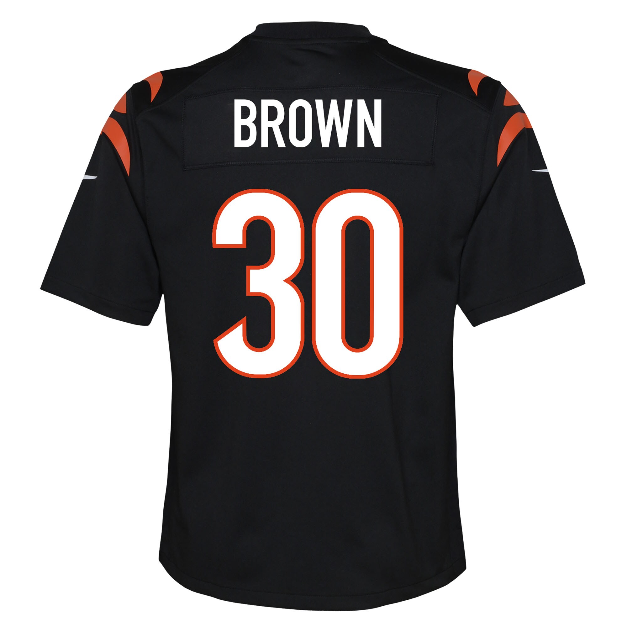Chase Brown Cincinnati Bengals Nike Youth Team Game Jersey – Black Clowdercats