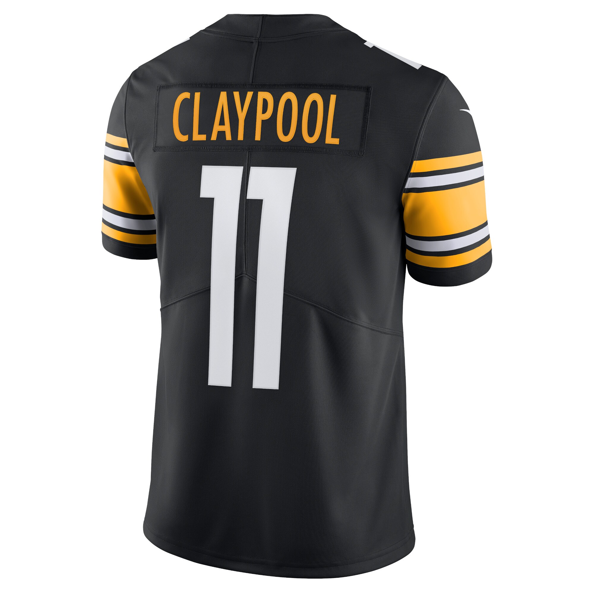 Chase Claypool Pittsburgh Steelers Nike Vapor Limited Player Jersey – Black Clowdercats