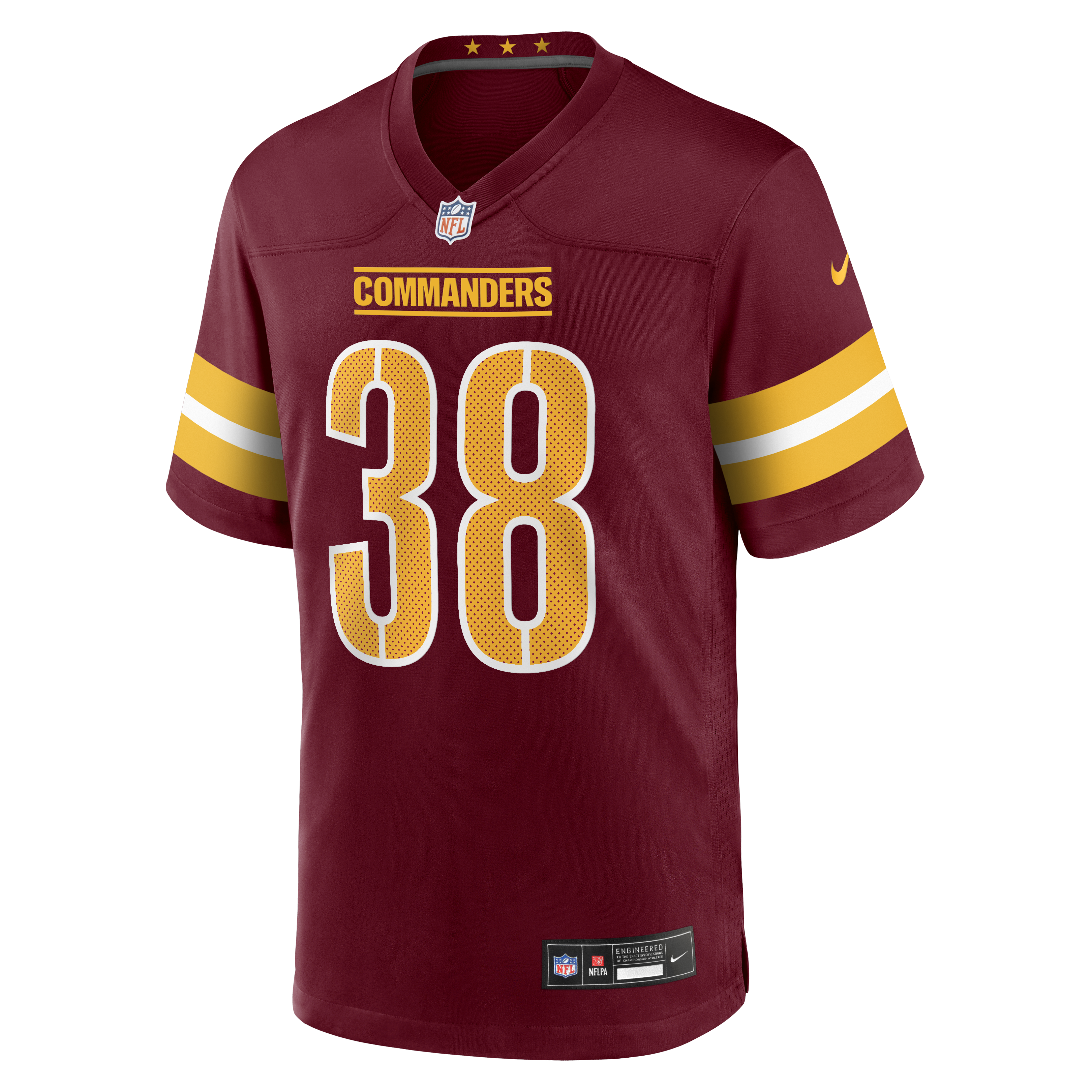 Chase Edmonds Washington Commanders Nike Team Game Jersey – Burgundy Clowdercats
