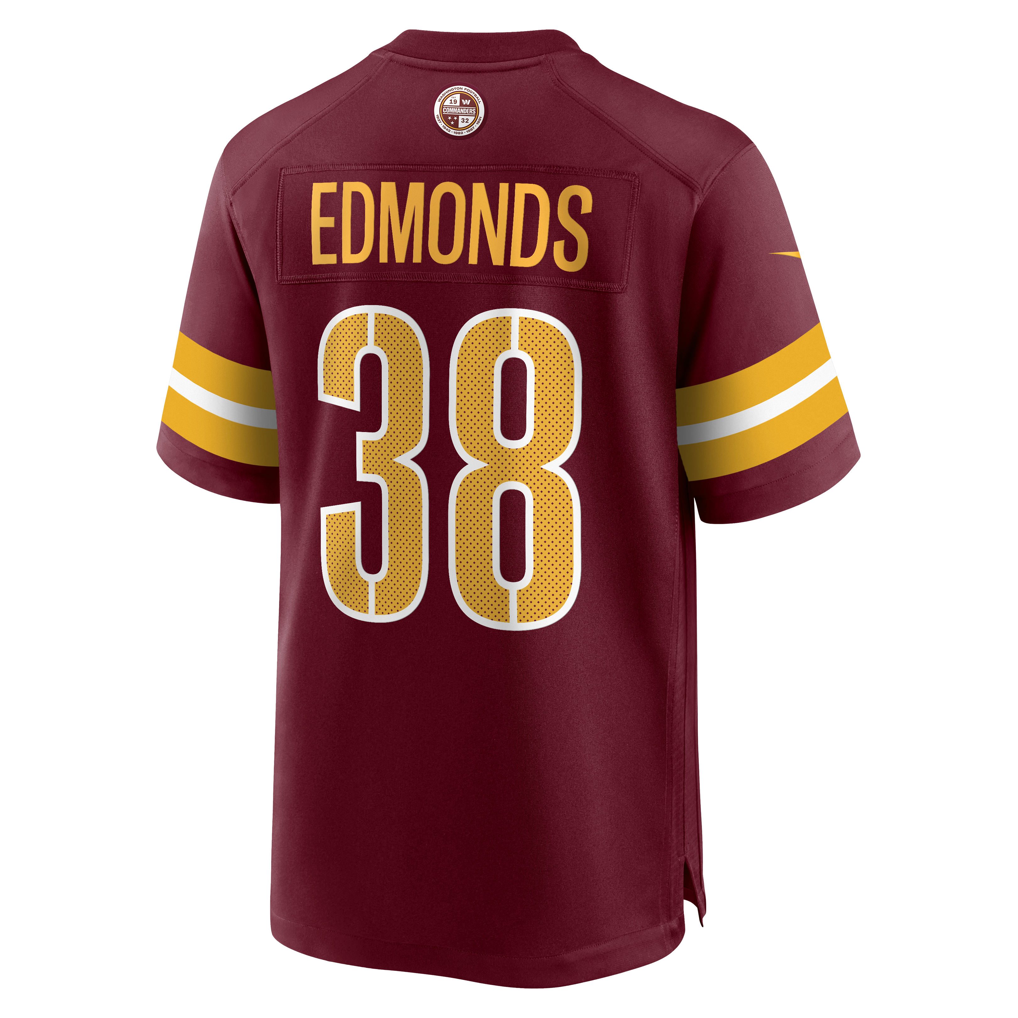 Chase Edmonds Washington Commanders Nike Team Game Jersey – Burgundy Clowdercats