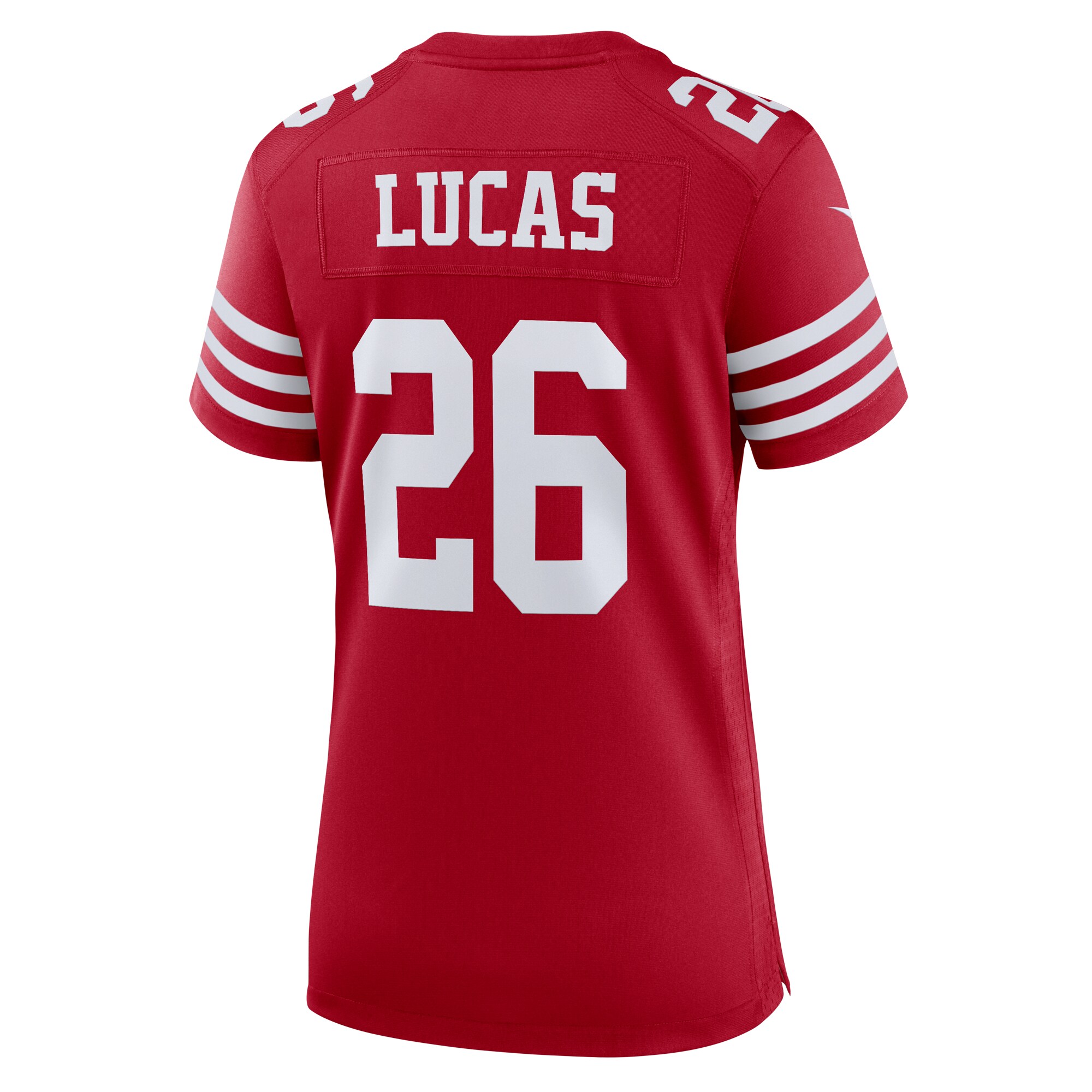 Chase Lucas San Francisco 49ers Nike Women’s Team Game Jersey – Scarlet Clowdercats