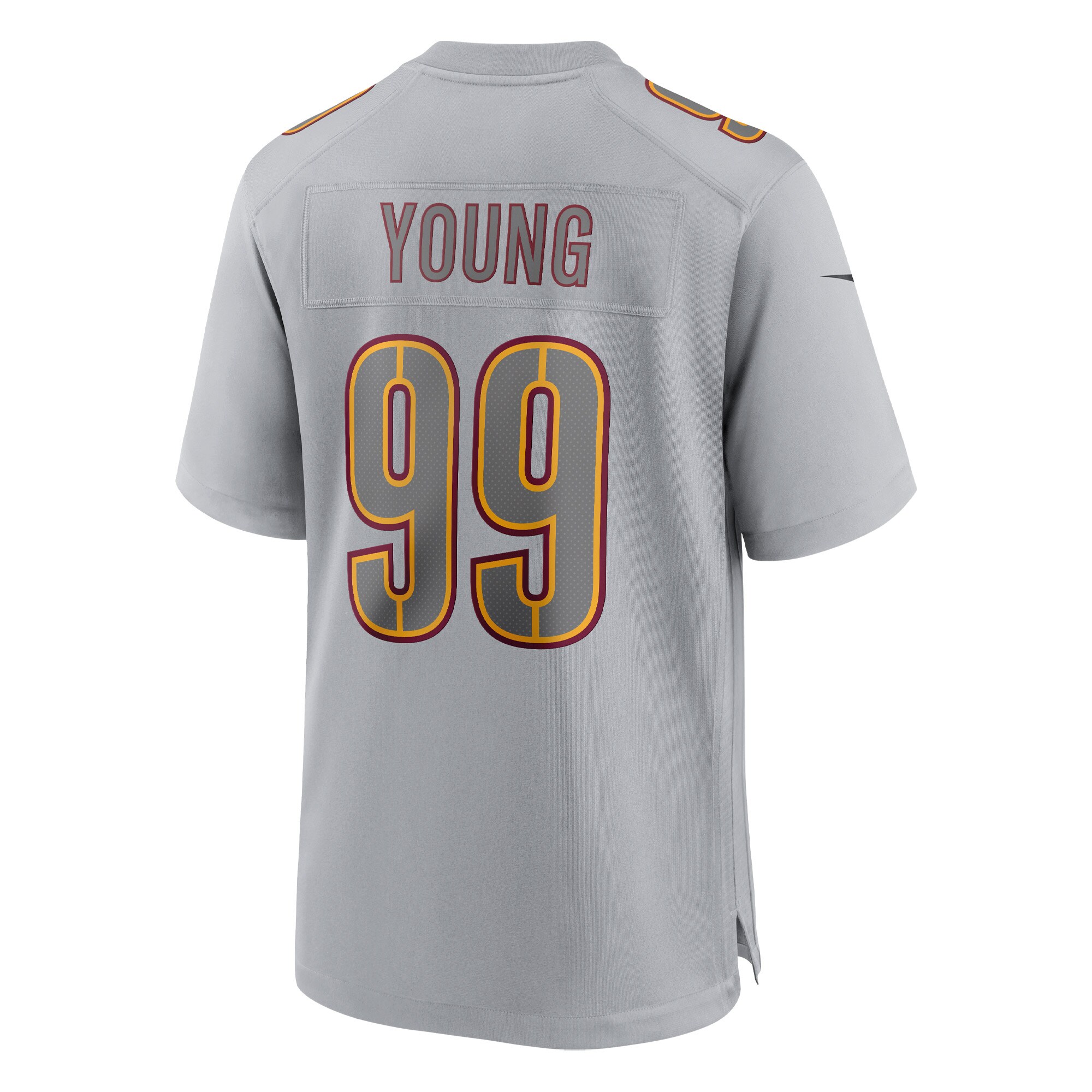 Chase Young Washington Commanders Nike Atmosphere Fashion Game Jersey – Gray Clowdercats