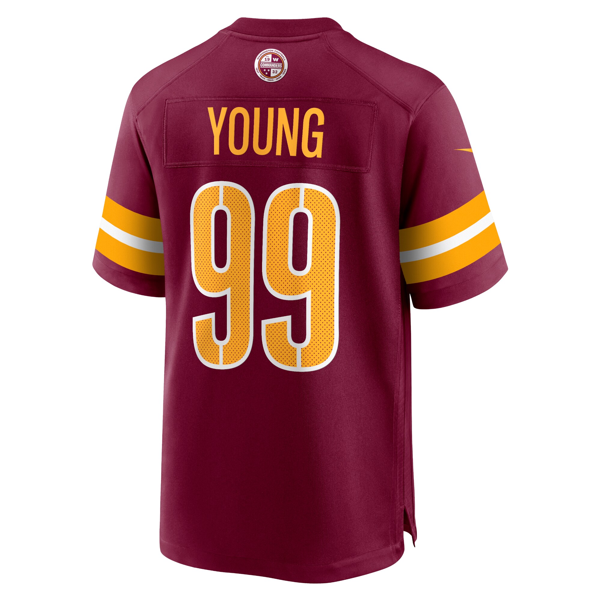 Chase Young Washington Commanders Nike Game Jersey – Burgundy Clowdercats