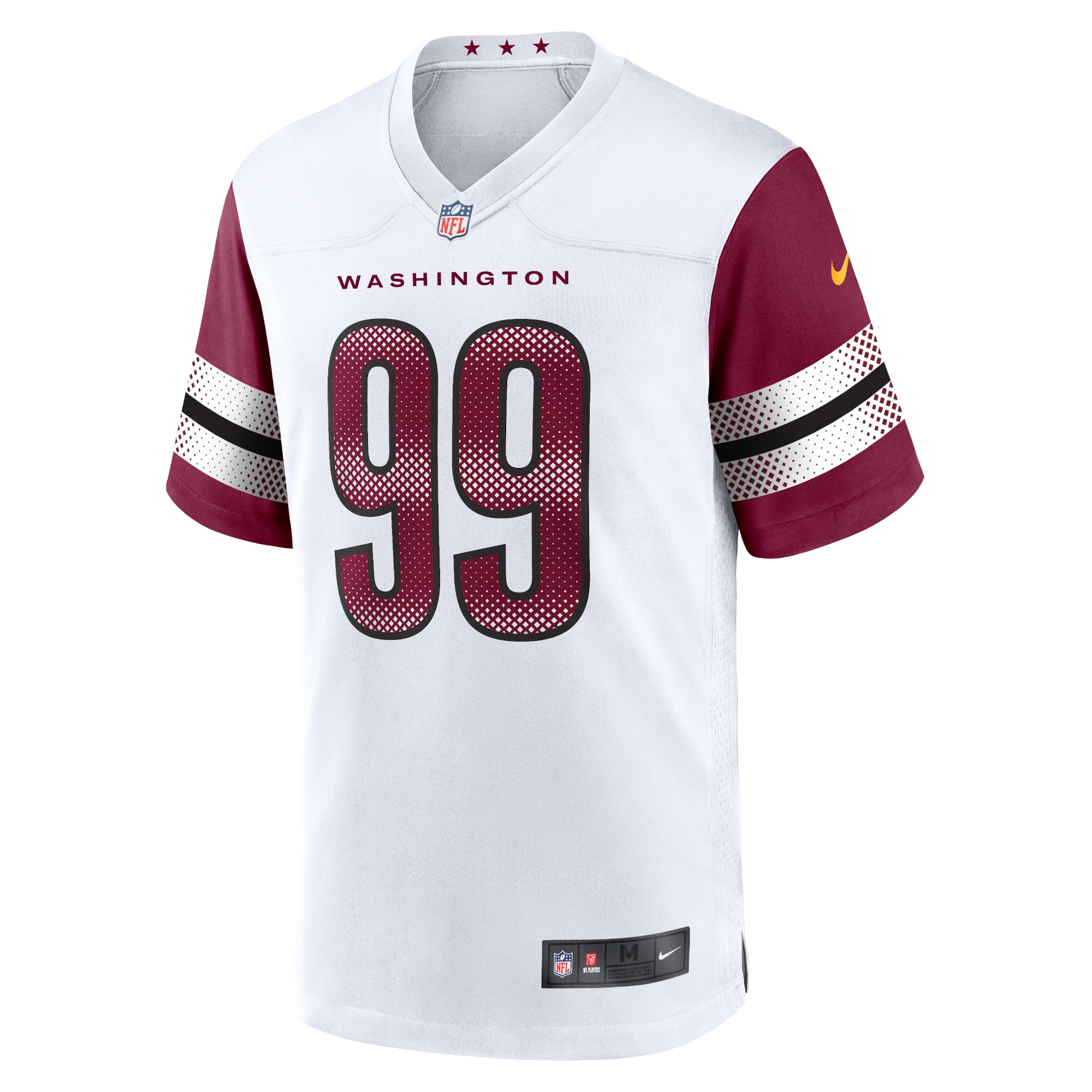 Chase Young Washington Commanders Nike Game Jersey – White Clowdercats