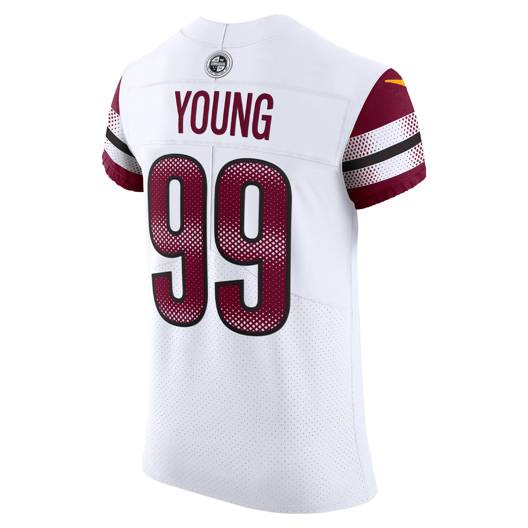 Chase Young Washington Commanders Nike Vapor Elite Jersey – White Clowdercats