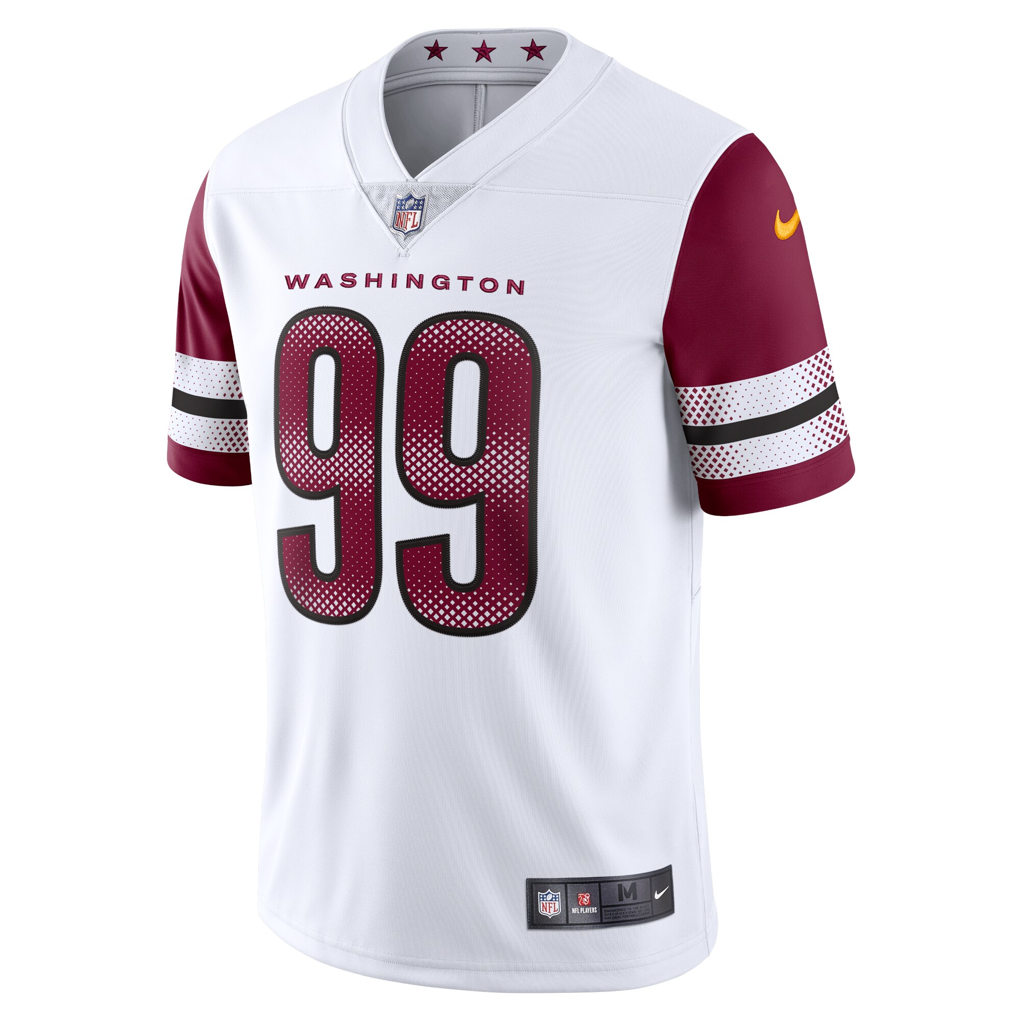Chase Young Washington Commanders Nike Vapor Limited Jersey – White Clowdercats