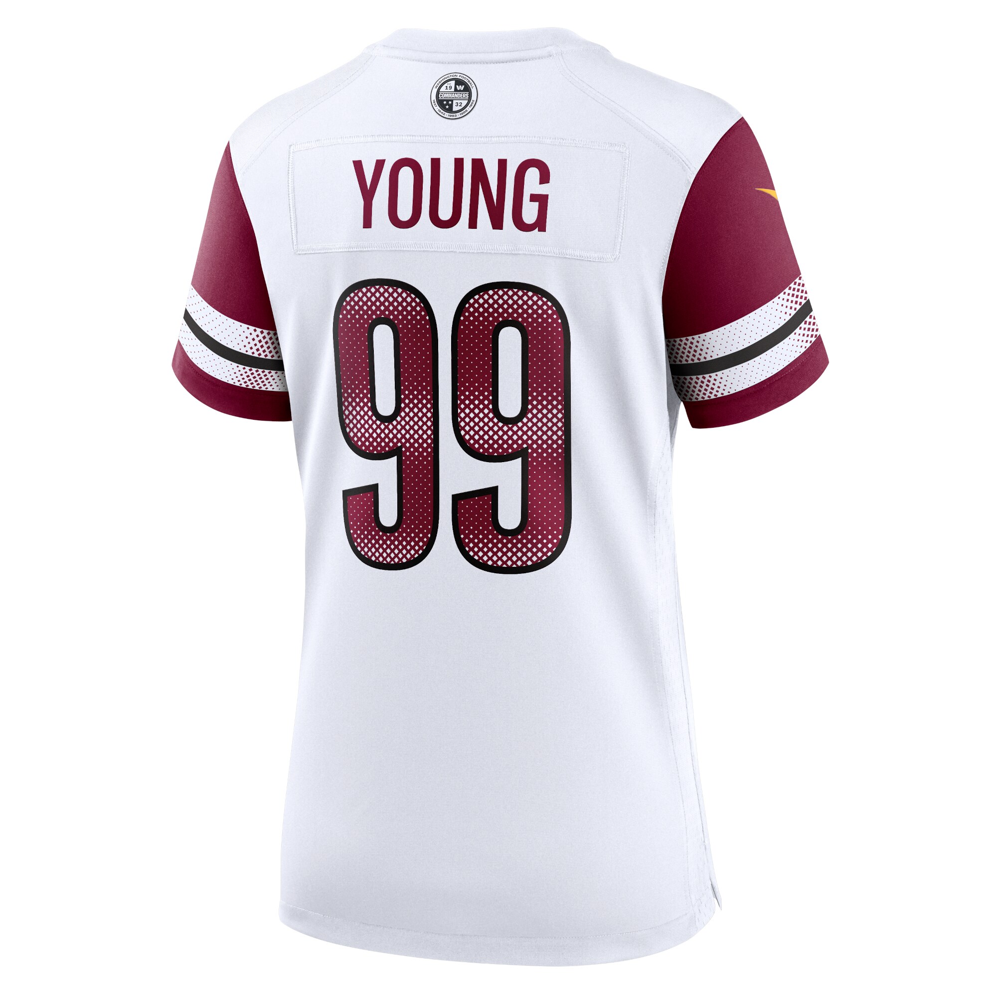 Chase Young Washington Commanders Nike Women’s Player Jersey – White Clowdercats