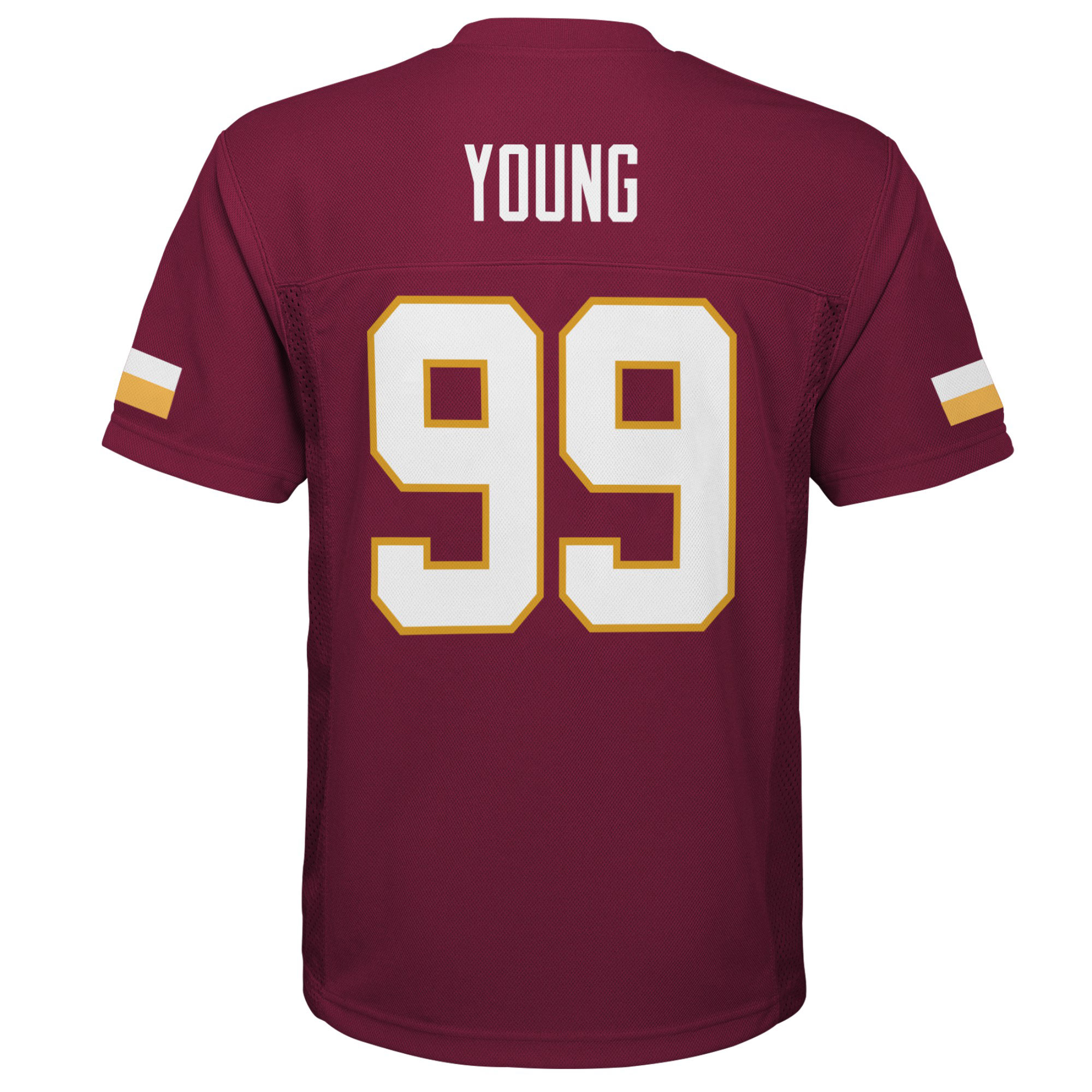 Chase Young Washington Commanders Youth Replica Player Jersey – Burgundy Clowdercats