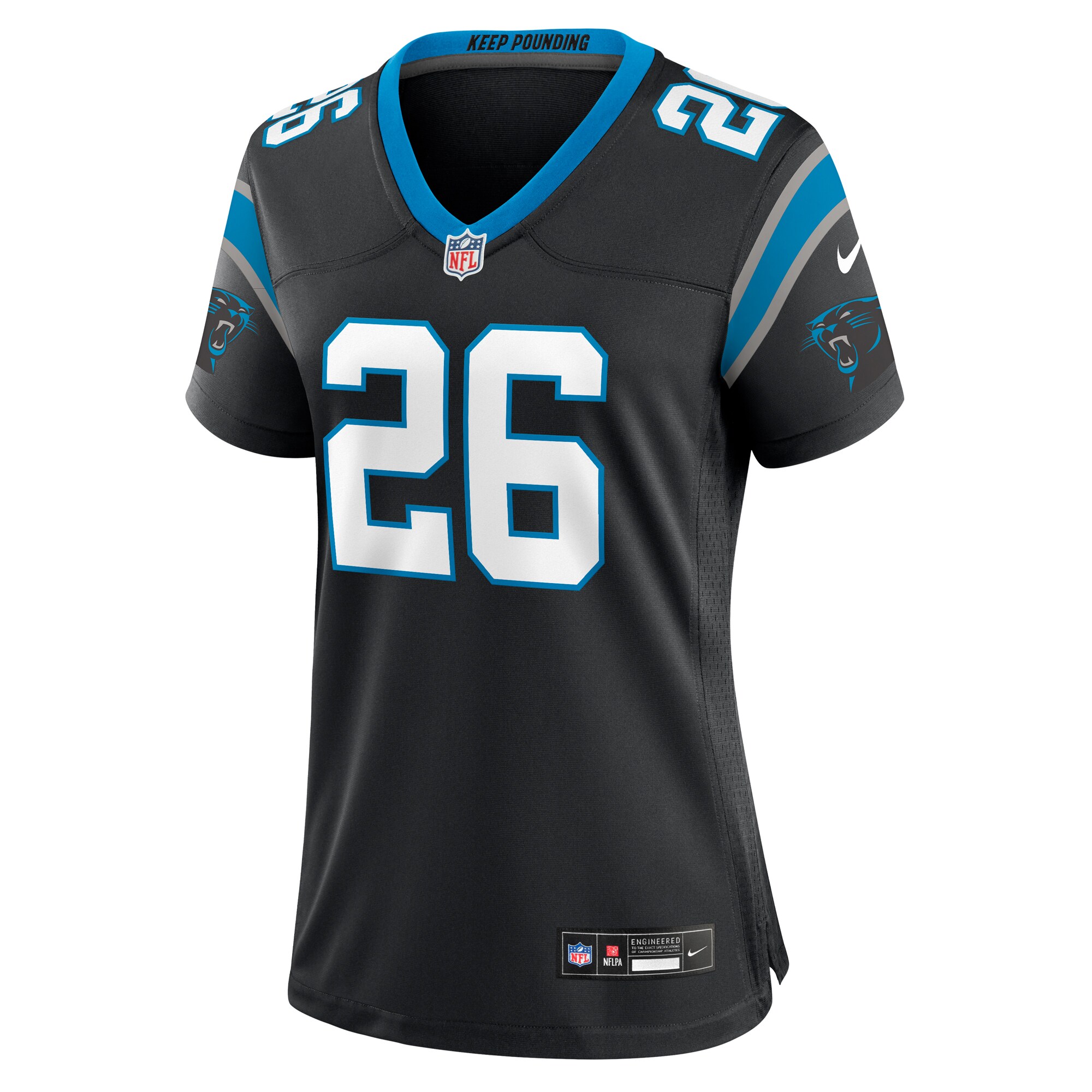 Chau Smith-Wade Carolina Panthers Nike Women’s Game Jersey – Black Clowdercats