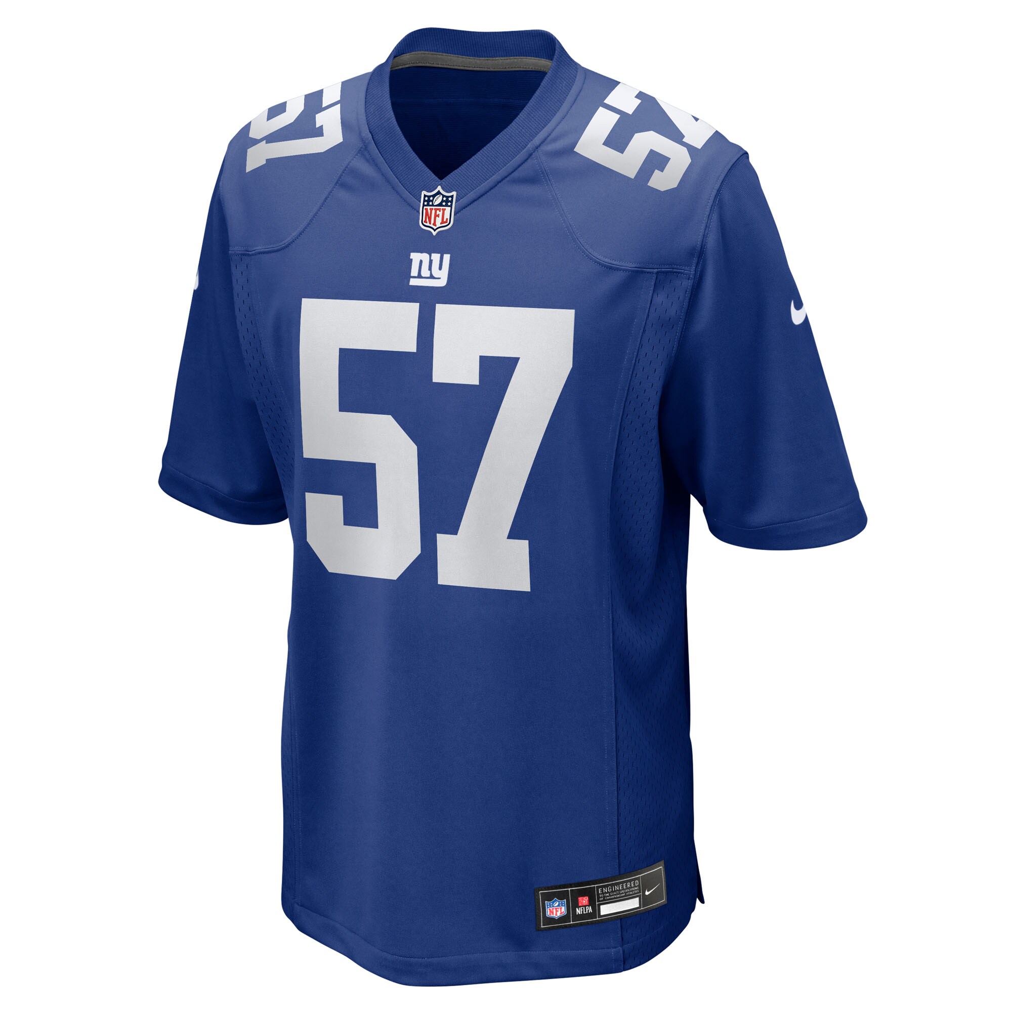 Chauncey Golston New York Giants Nike Team Game Jersey – Royal Clowdercats