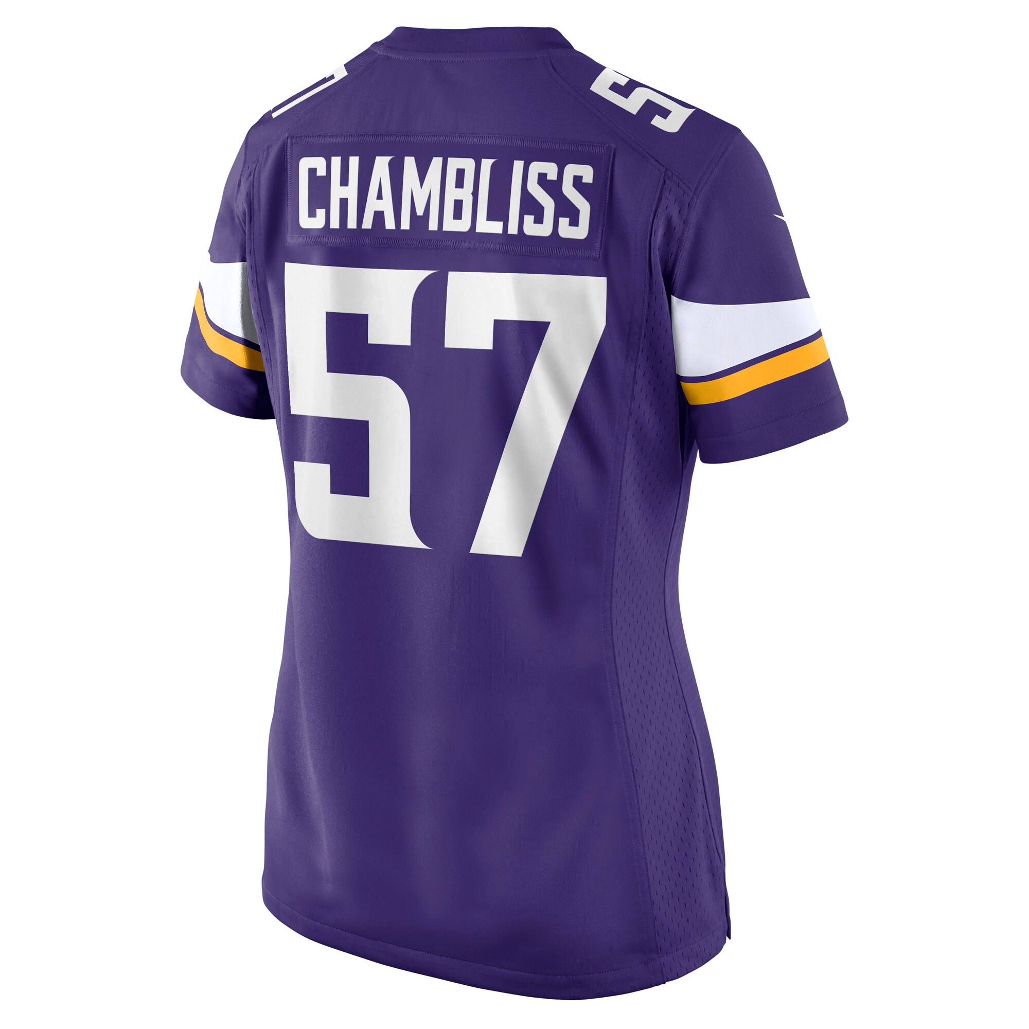 Chaz Chambliss Minnesota Vikings Nike Women’s Team Game Jersey – Purple Clowdercats