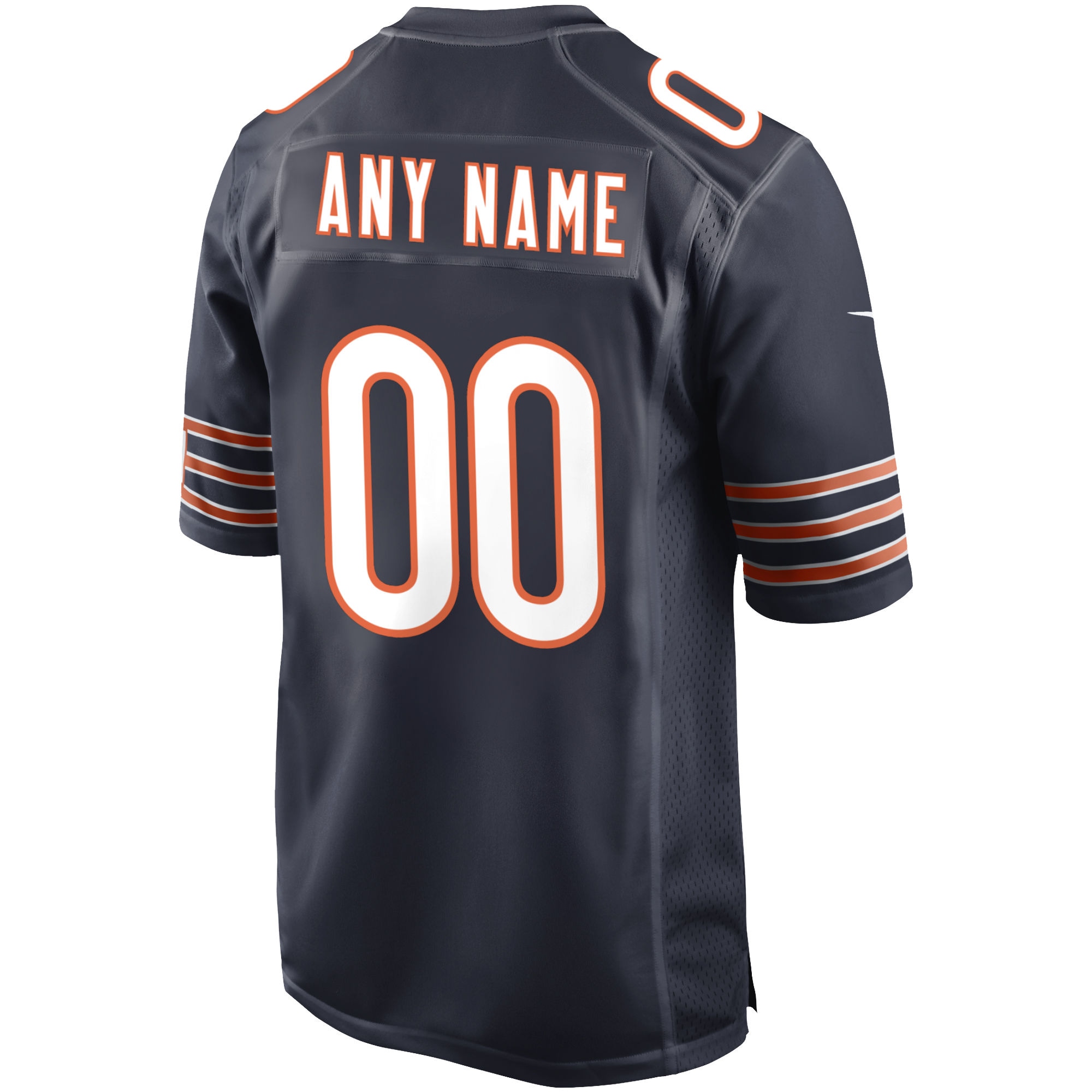 Chicago Bears Nike Custom Game Jersey – Navy Clowdercats