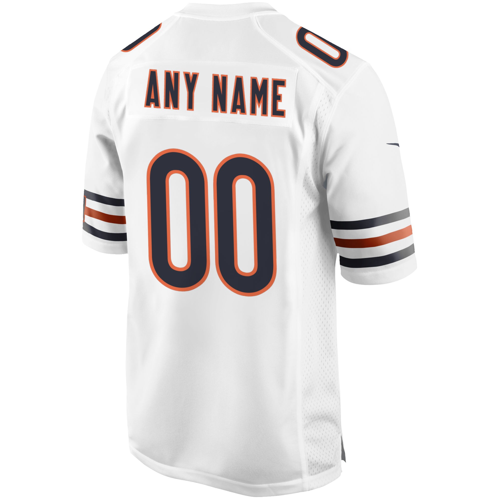 Chicago Bears Nike Custom Game Jersey – White Clowdercats