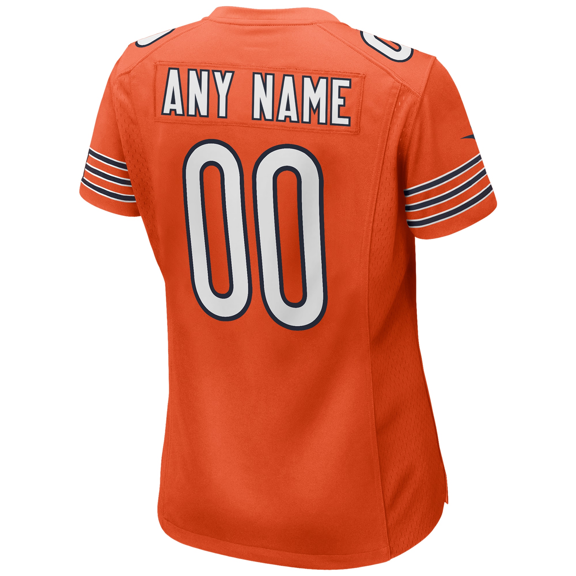 Chicago Bears Nike Women’s Alternate Custom Game Jersey – Orange Clowdercats