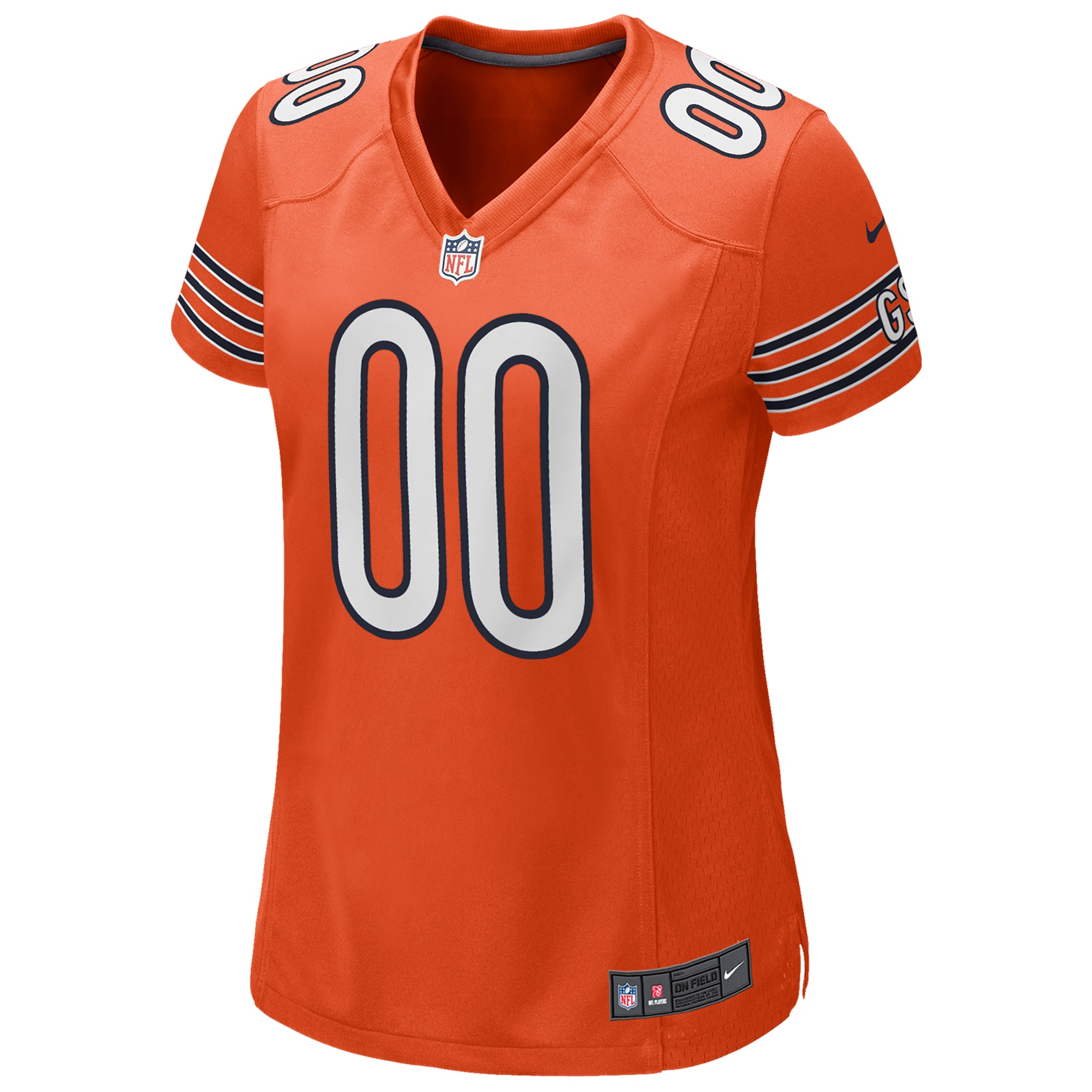 Chicago Bears Nike Women’s Alternate Custom Game Jersey – Orange Clowdercats