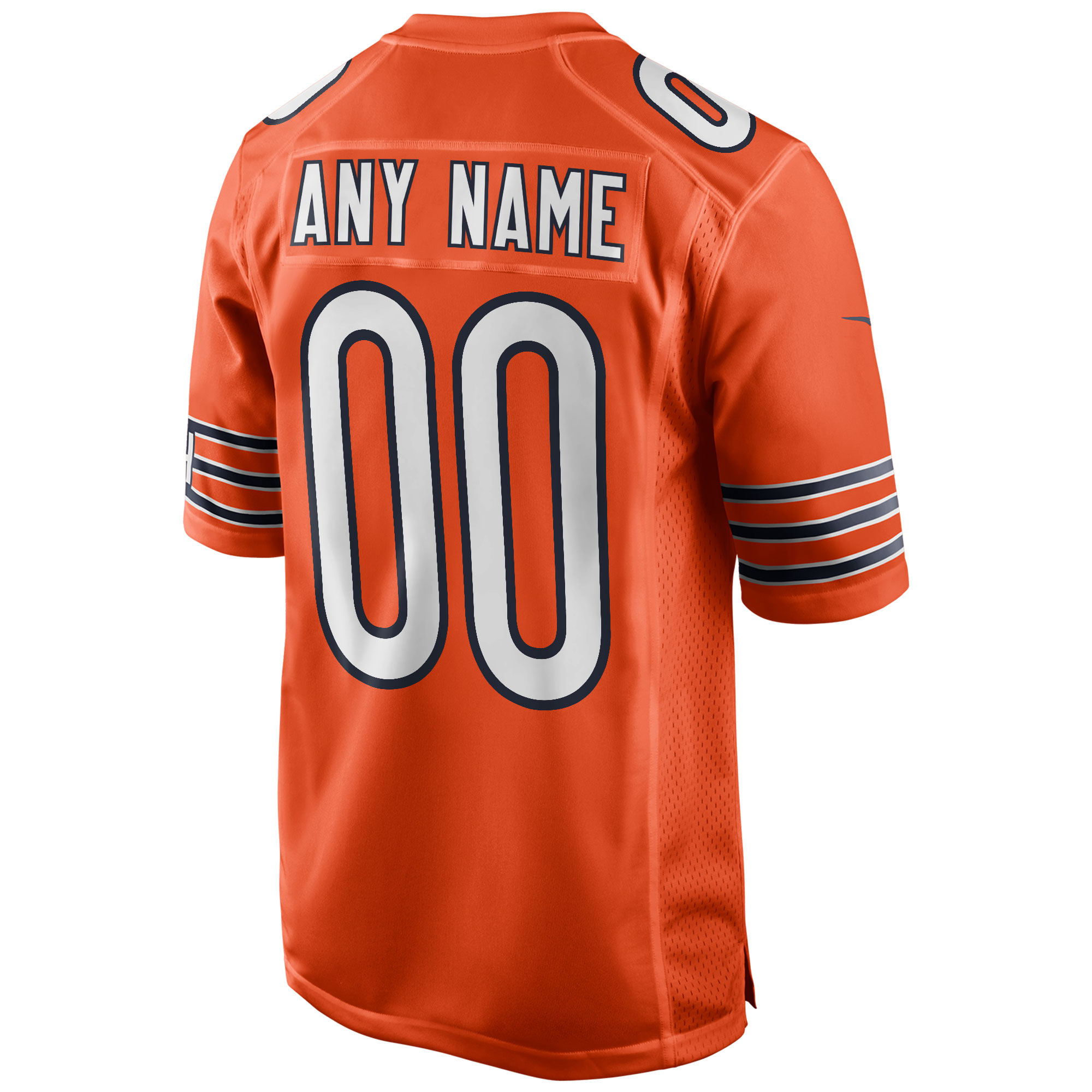 Chicago Bears Nike Youth Alternate Custom Game Jersey – Orange Clowdercats