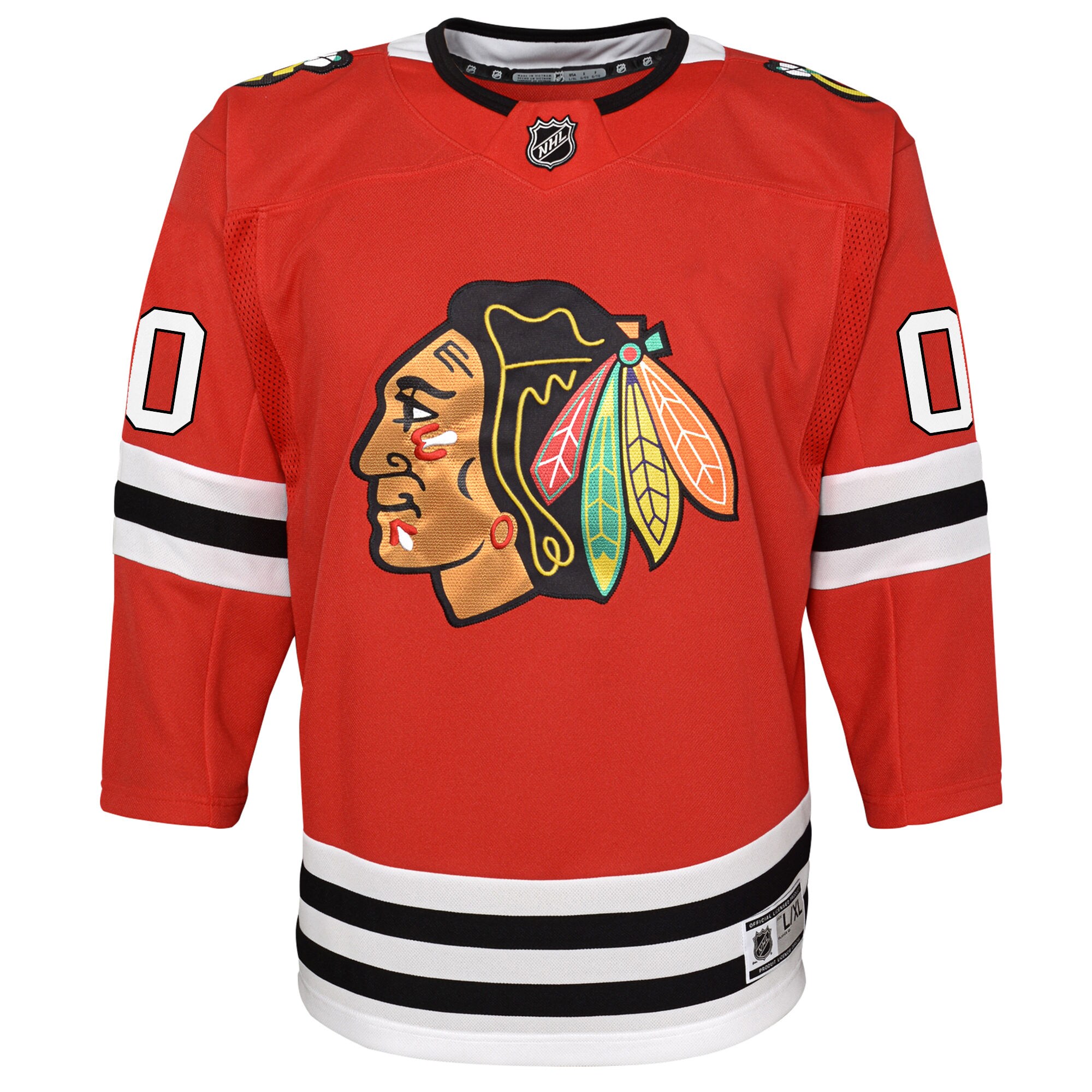 Chicago Blackhawks Youth Premier Custom Jersey – Red Clowdercats