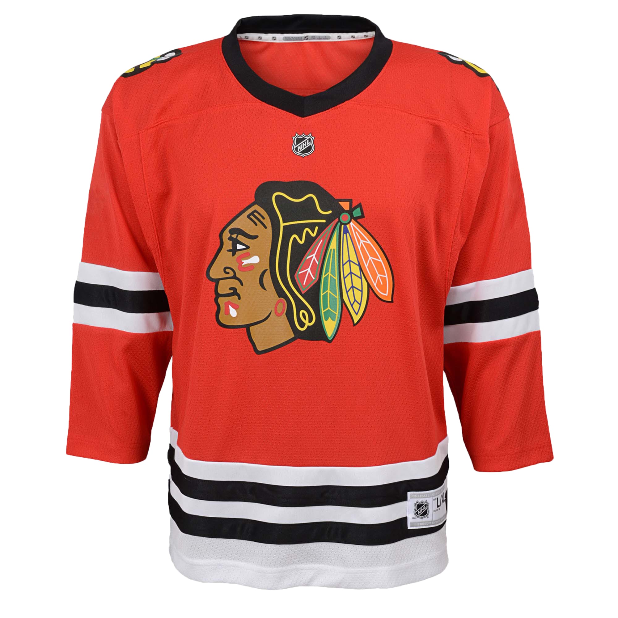 Chicago Blackhawks Youth Replica Custom Jersey – Red Clowdercats