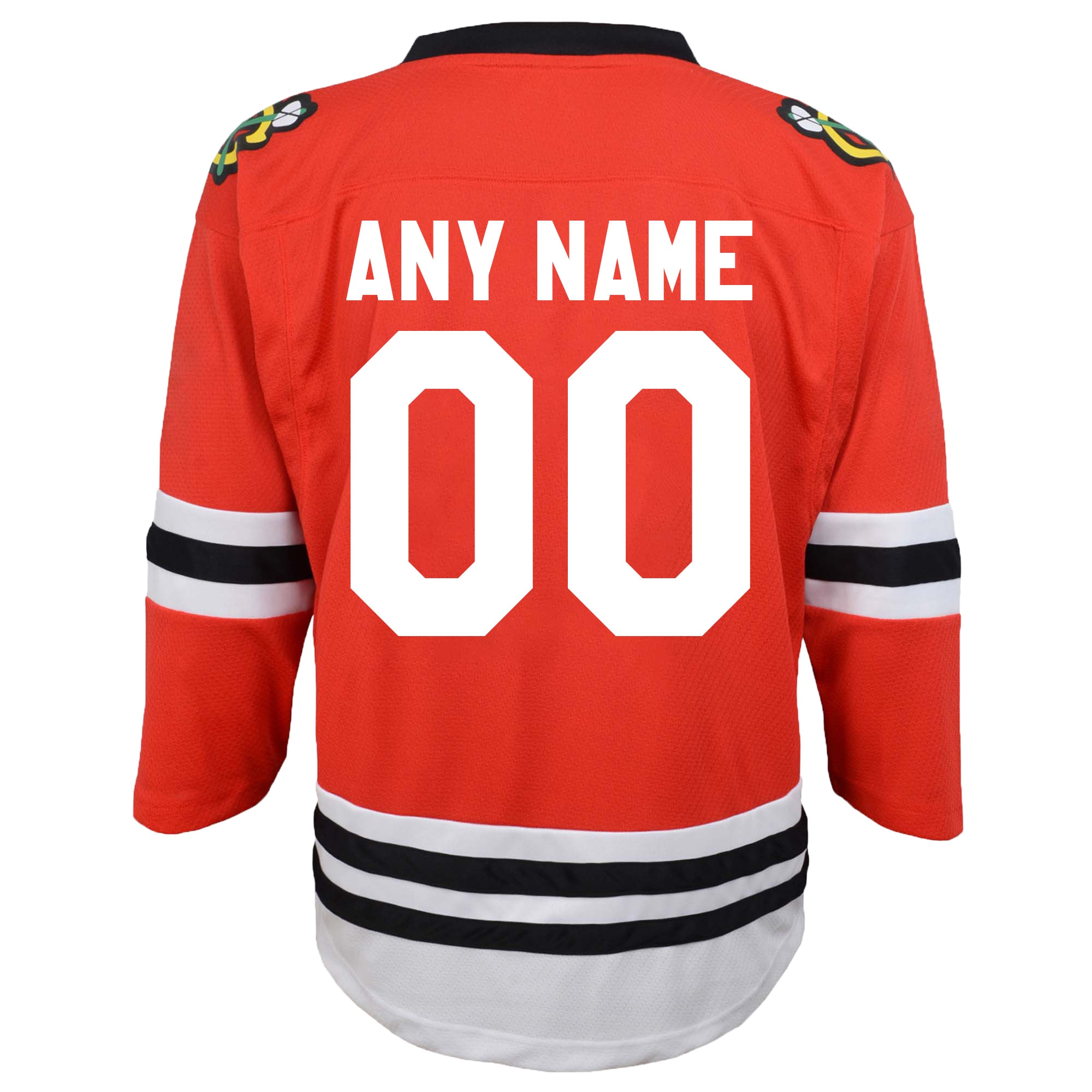 Chicago Blackhawks Youth Replica Custom Jersey – Red Clowdercats