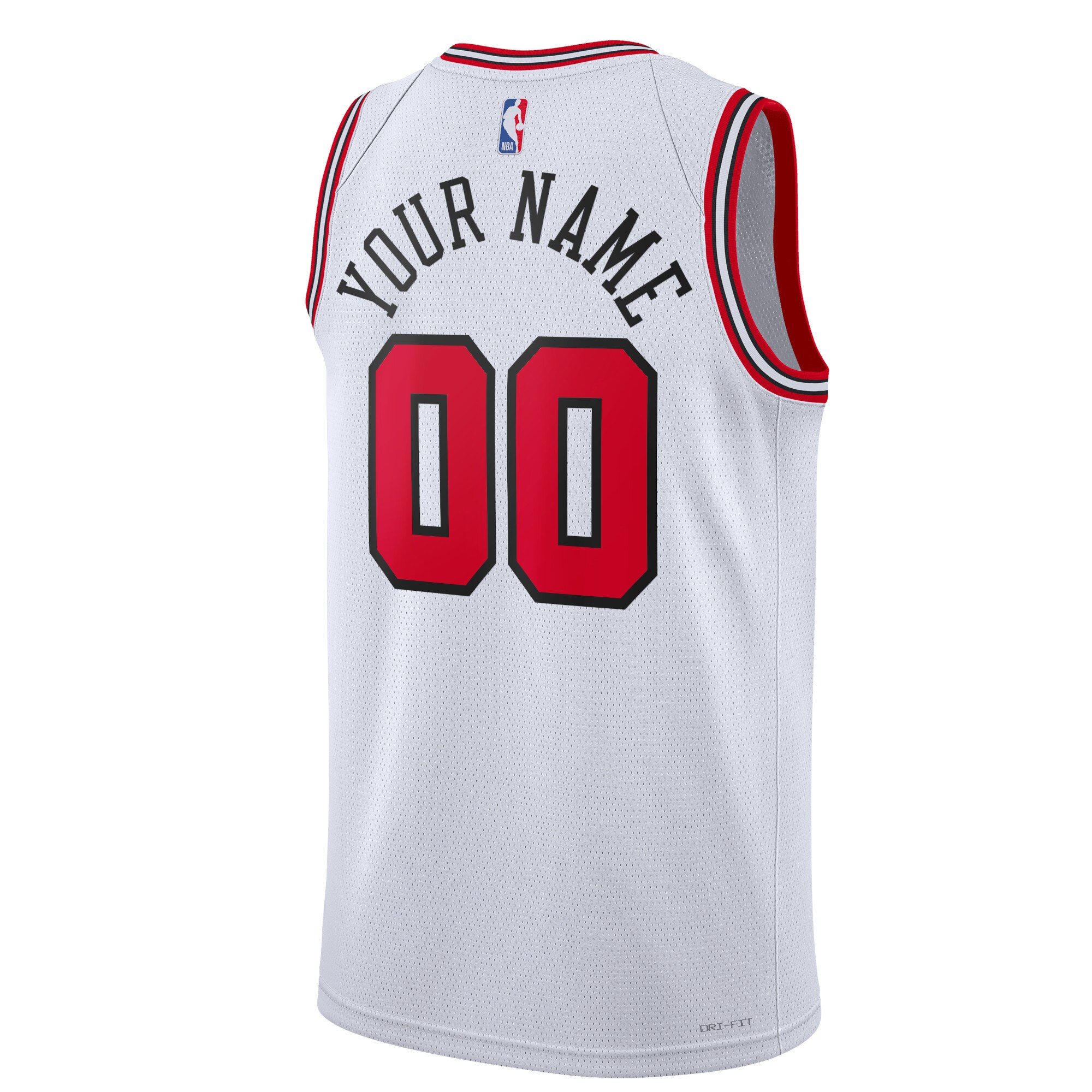 Chicago Bulls Nike Unisex Swingman Custom Jersey White – Association Edition Clowdercats