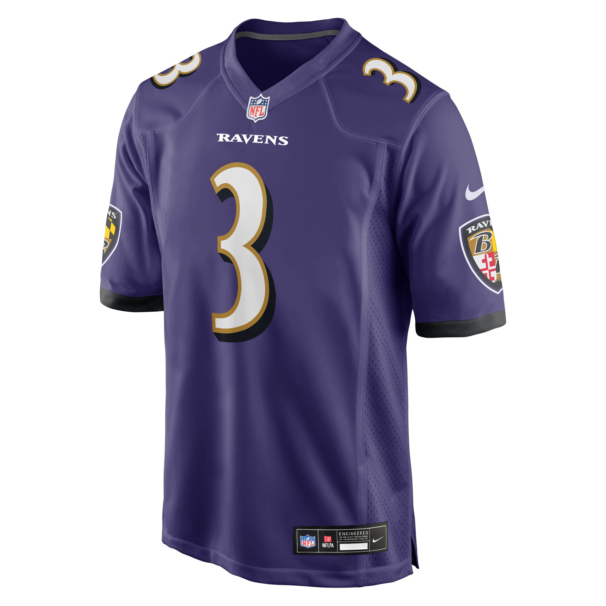 Chidobe Awuzie Baltimore Ravens Nike Team Game Jersey – Purple Clowdercats