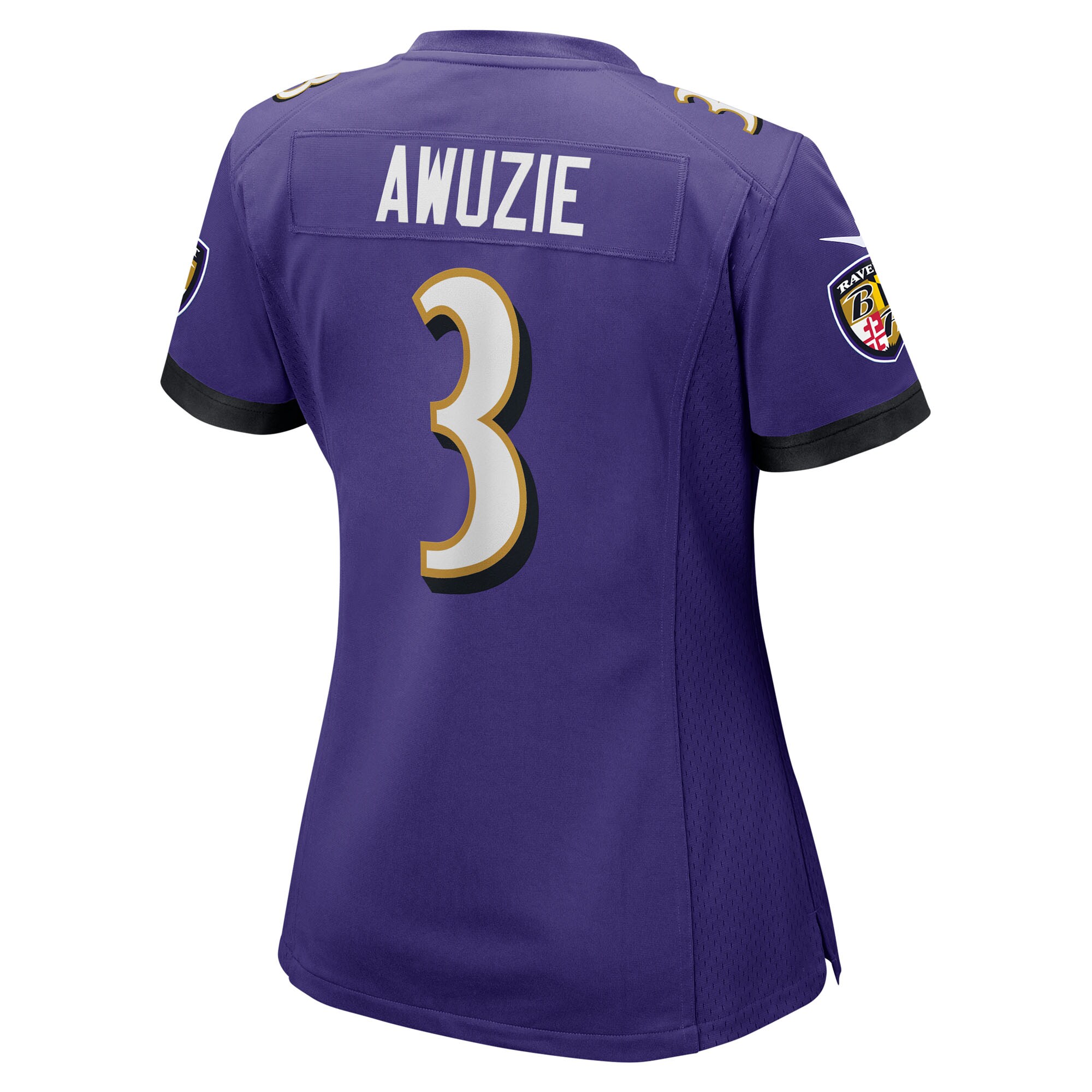 Chidobe Awuzie Baltimore Ravens Nike Women’s Team Game Jersey – Purple Clowdercats
