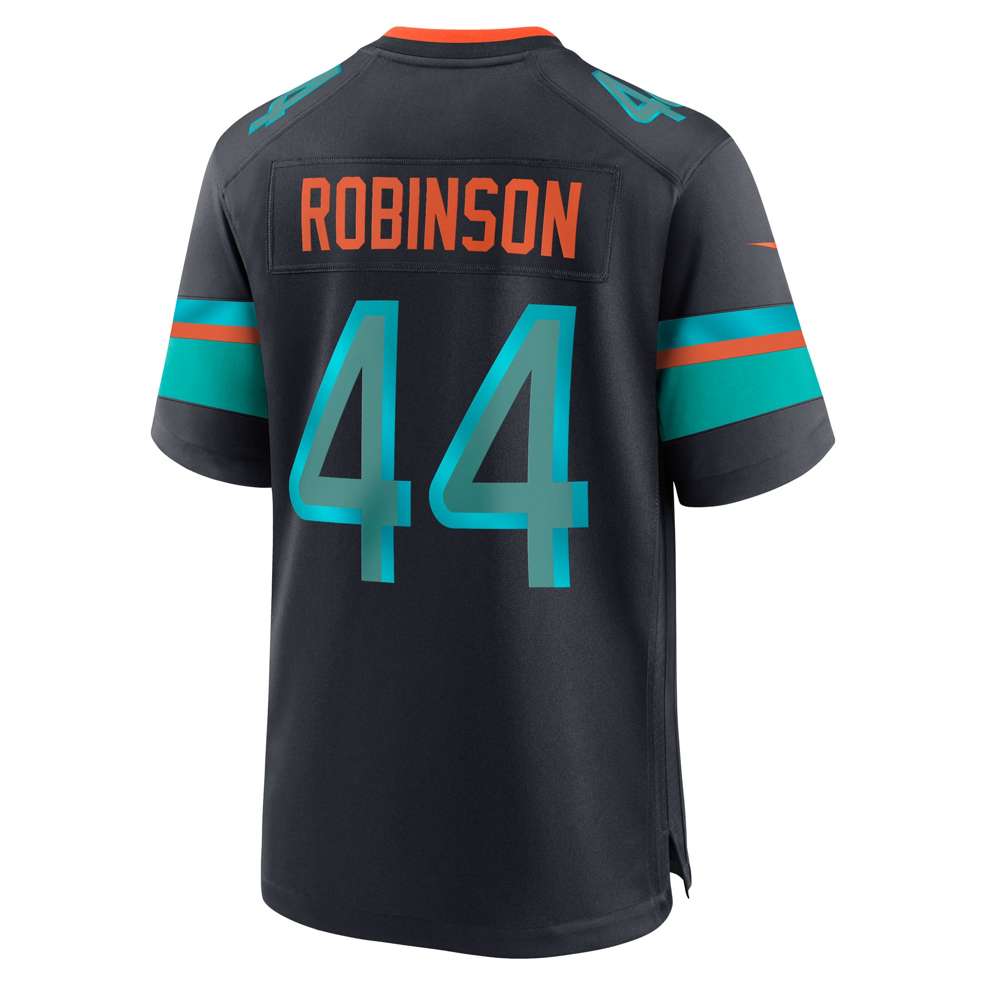 Chop Robinson Miami Dolphins Nike 2025 Rivalries Collection Game Jersey – Pitch Blue Clowdercats