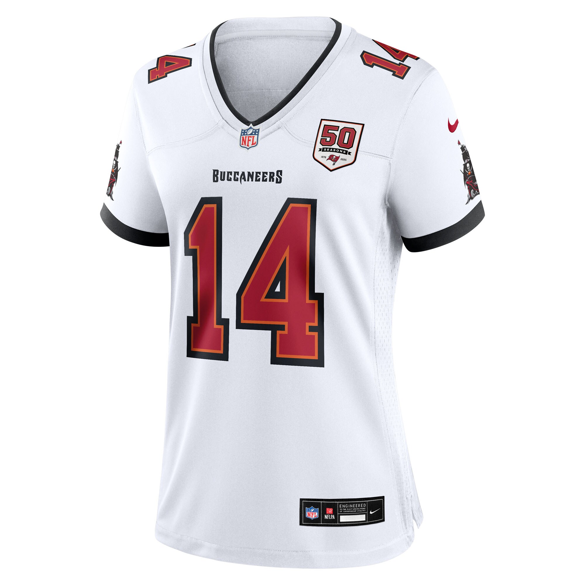 Chris Godwin Jr. Tampa Bay Buccaneers Nike Women’s 50th Season White Game Jersey – White Clowdercats