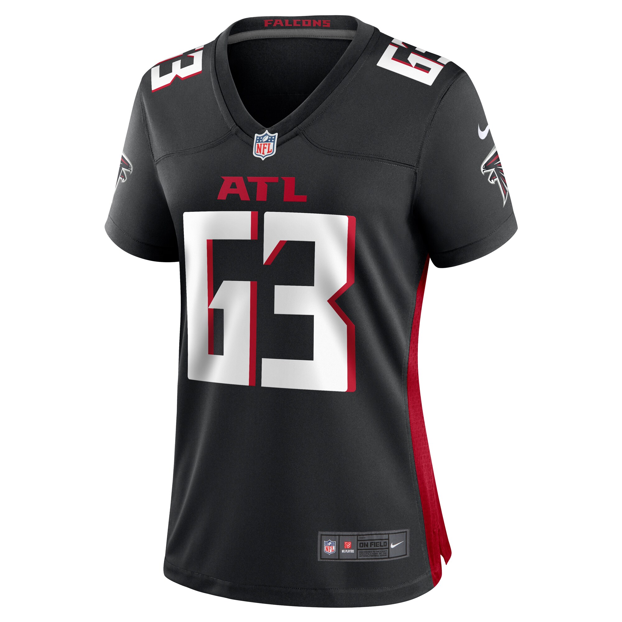 Chris Lindstrom Atlanta Falcons Nike Women’s Team Game Jersey – Black Clowdercats