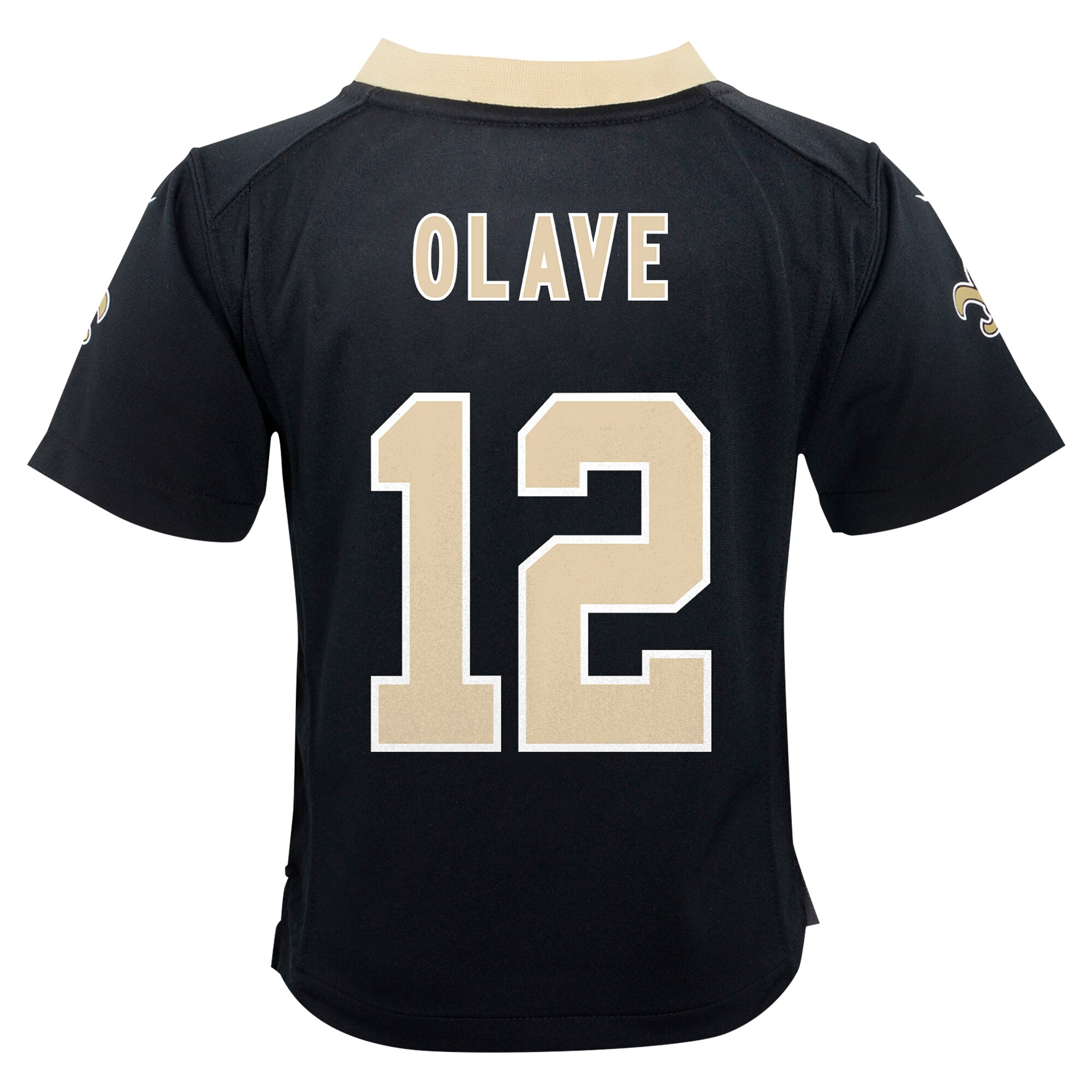 Chris Olave New Orleans Saints Nike Infant Team Player Game Jersey – Black Clowdercats