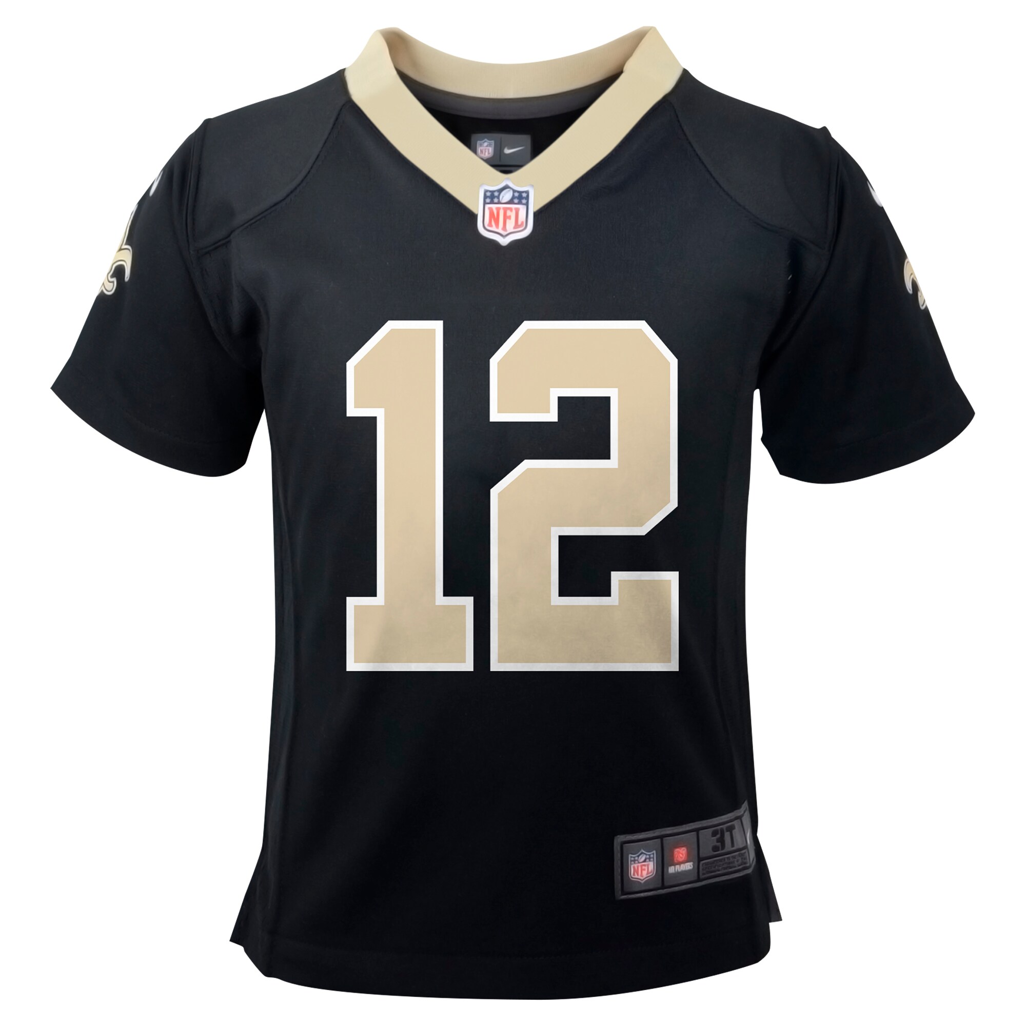 Chris Olave New Orleans Saints Nike Infant Team Player Game Jersey – Black Clowdercats