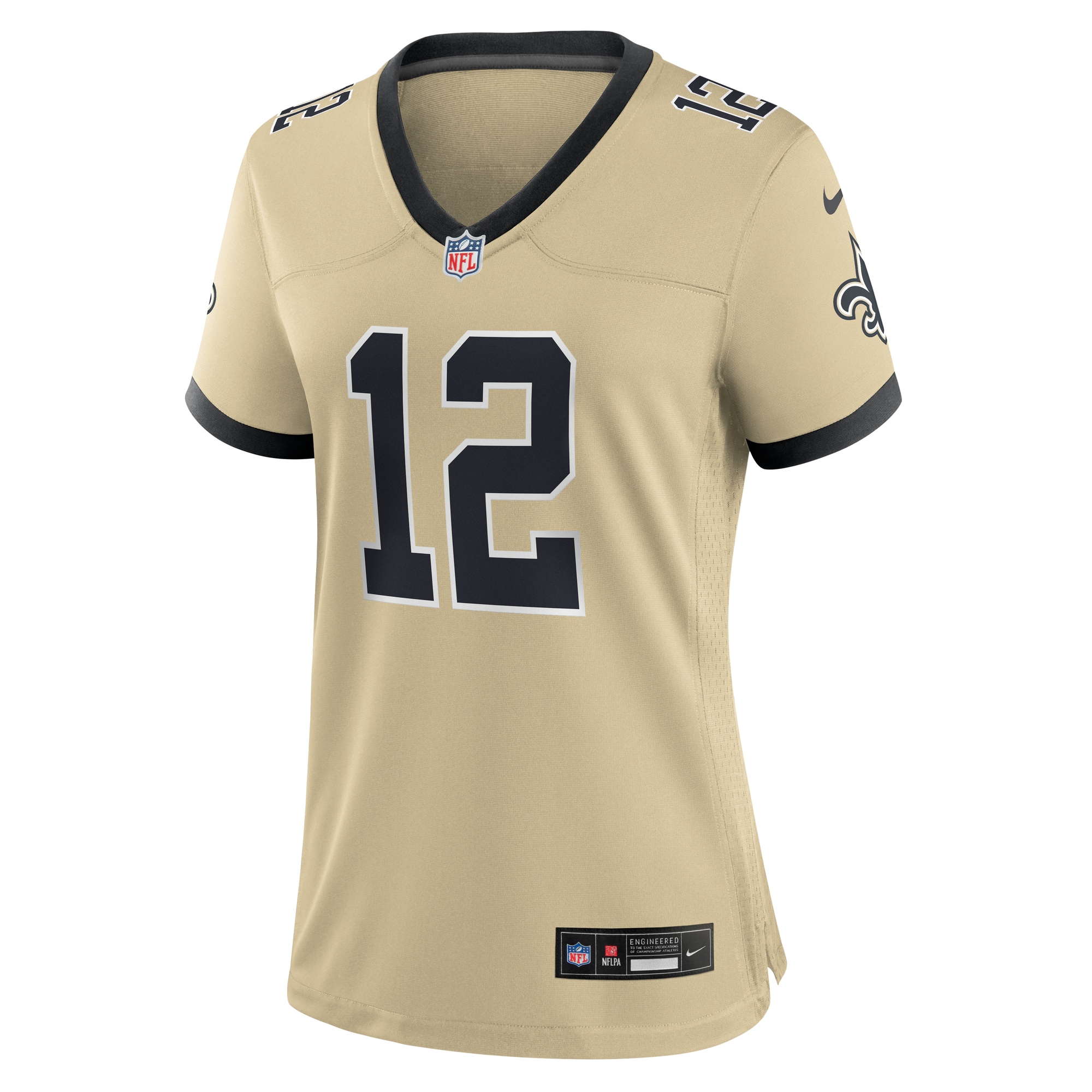 Chris Olave New Orleans Saints Nike Women’s Gameday Golds Alternate Game Player Jersey – Gold Clowdercats